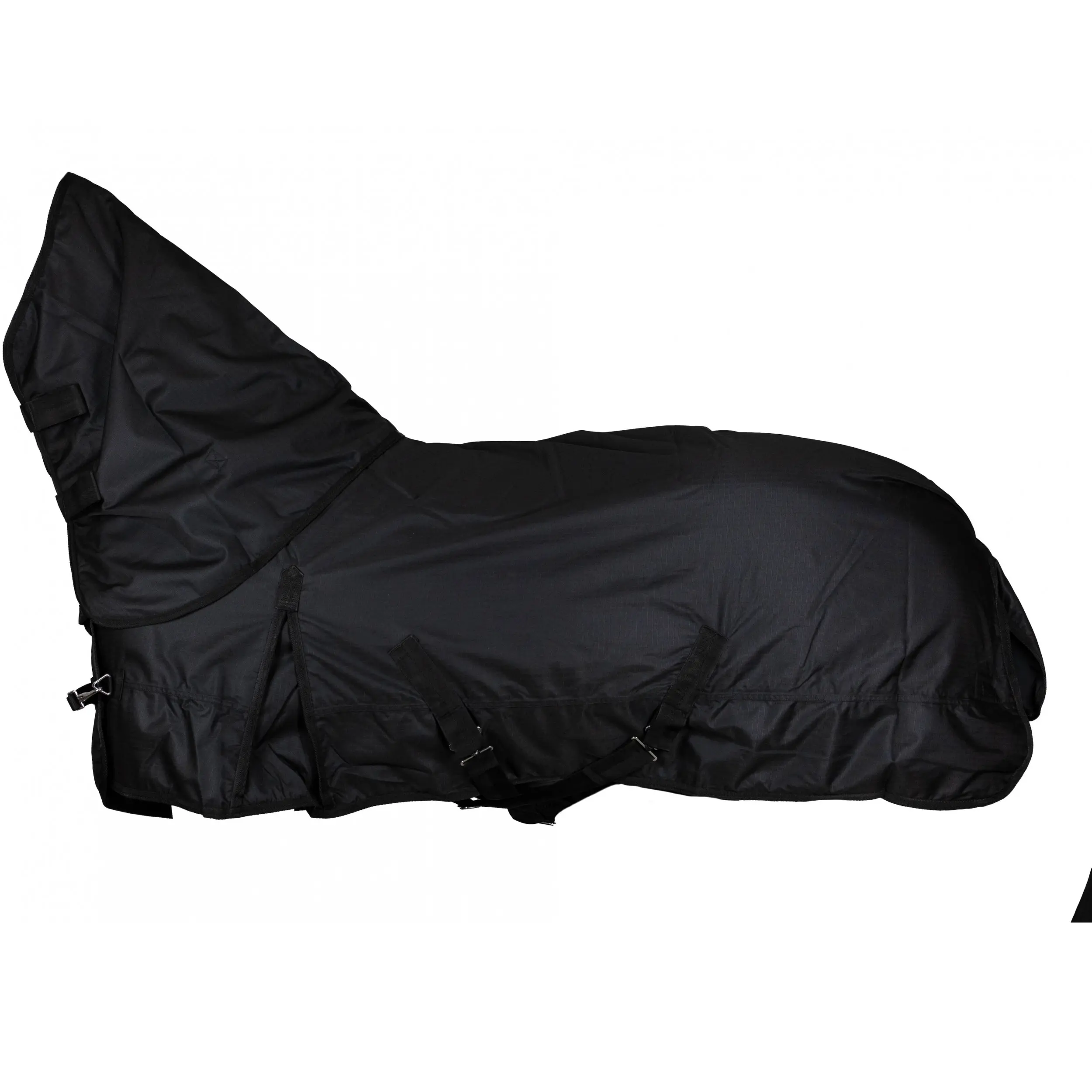 Winterdecke Full Neck 300g Füllung 600D BASICLINE schwarz