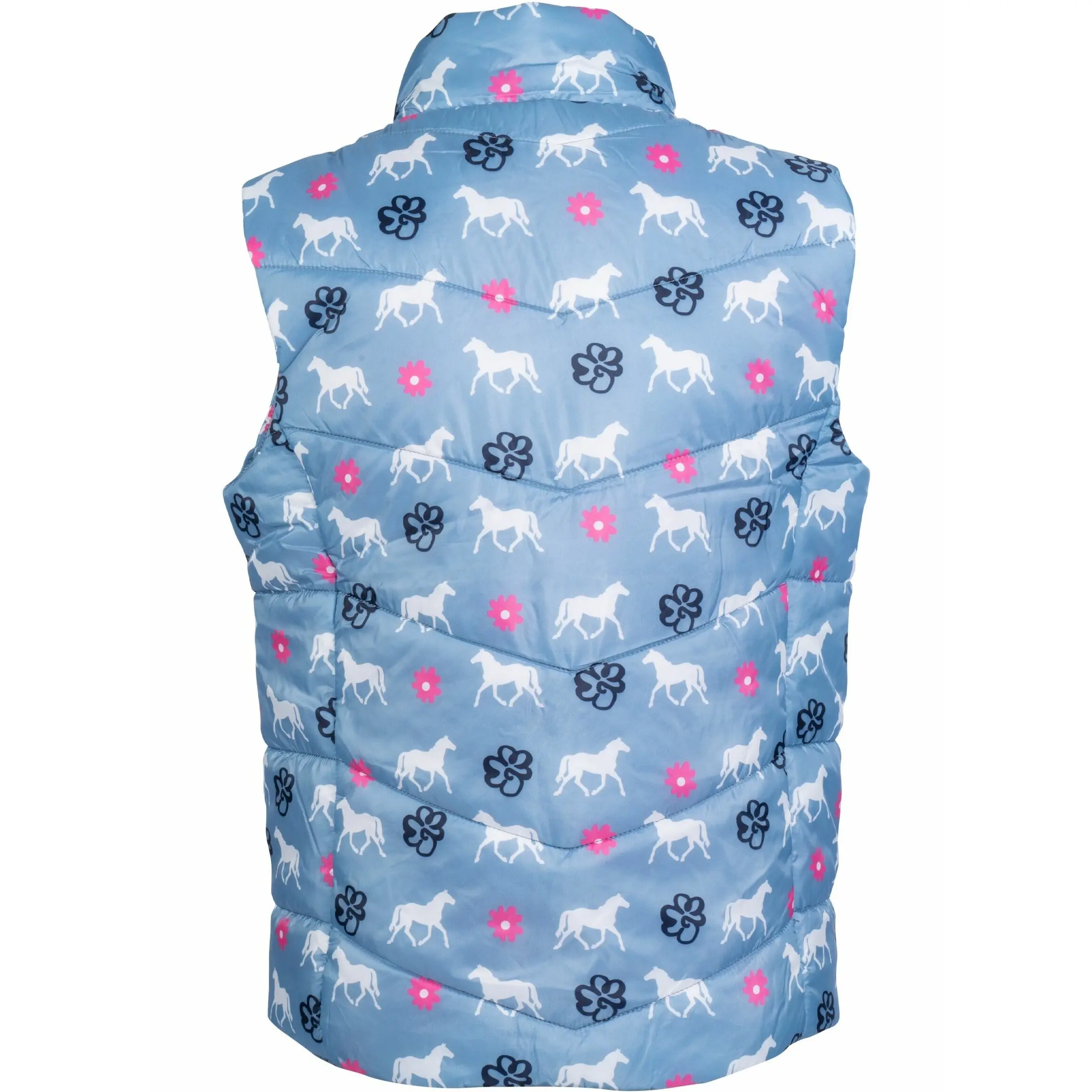 Kinder Reitweste BRIA FLOWER rauchblau