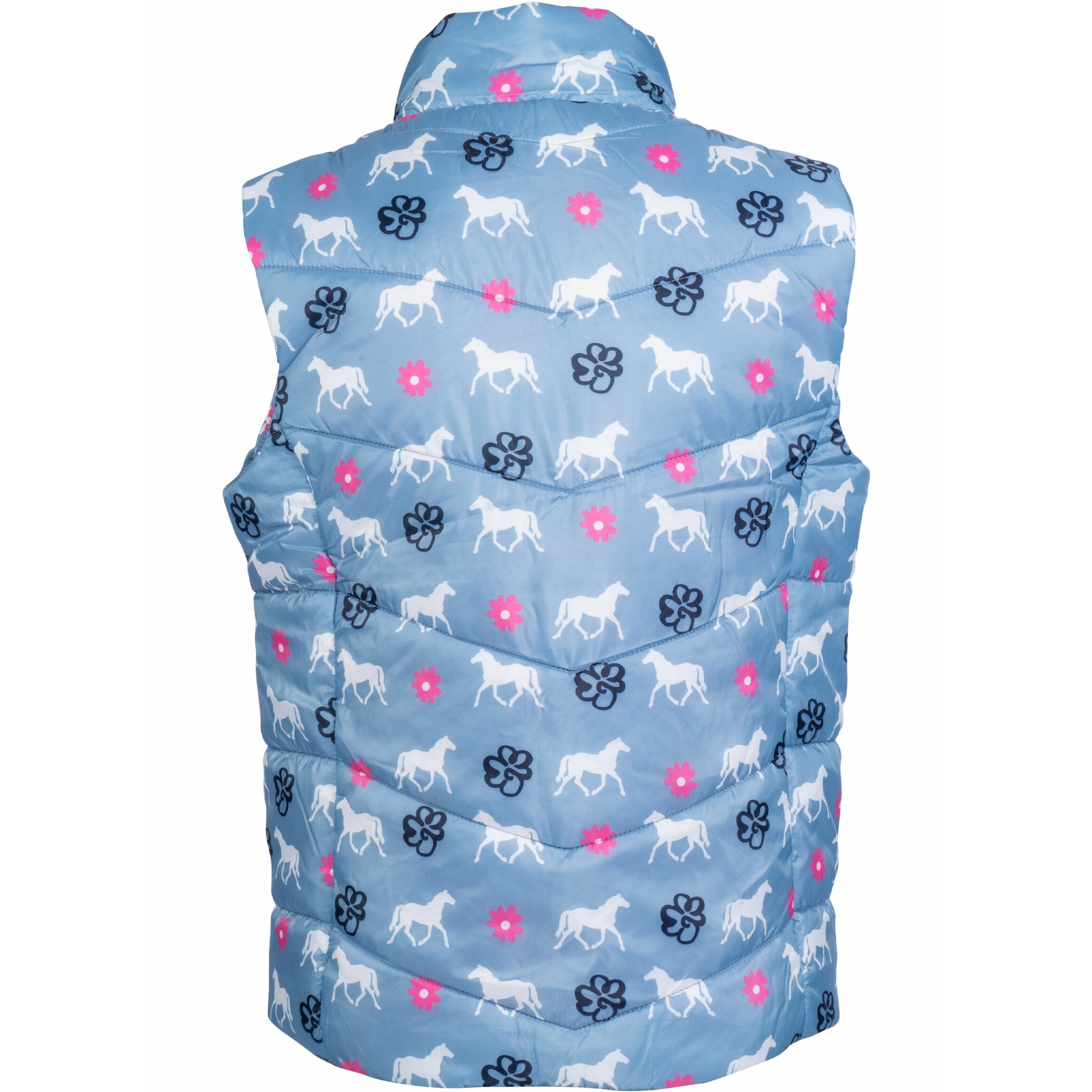 Kinder Reitweste BRIA FLOWER rauchblau