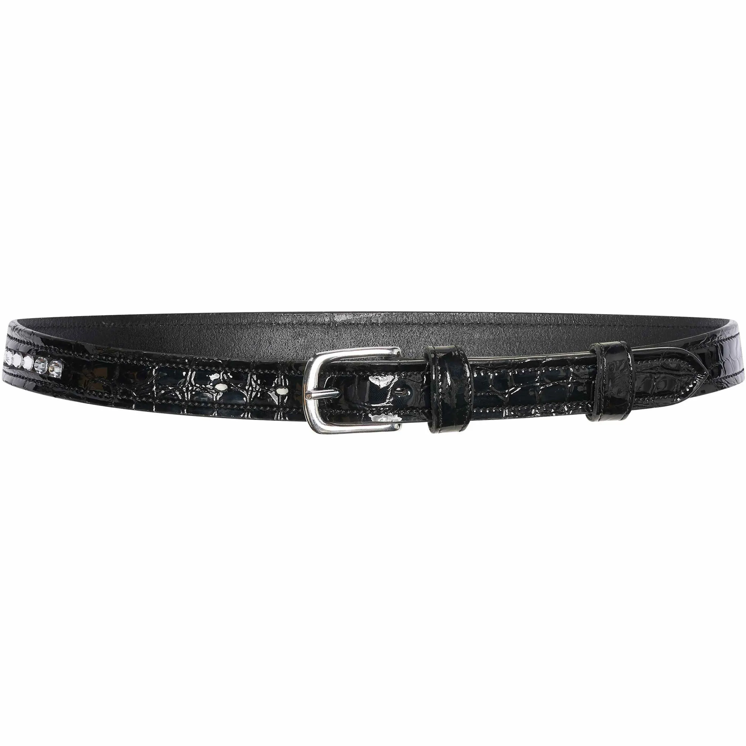 Damen Gürtel IRHOlania Sparkle schwarz/silver