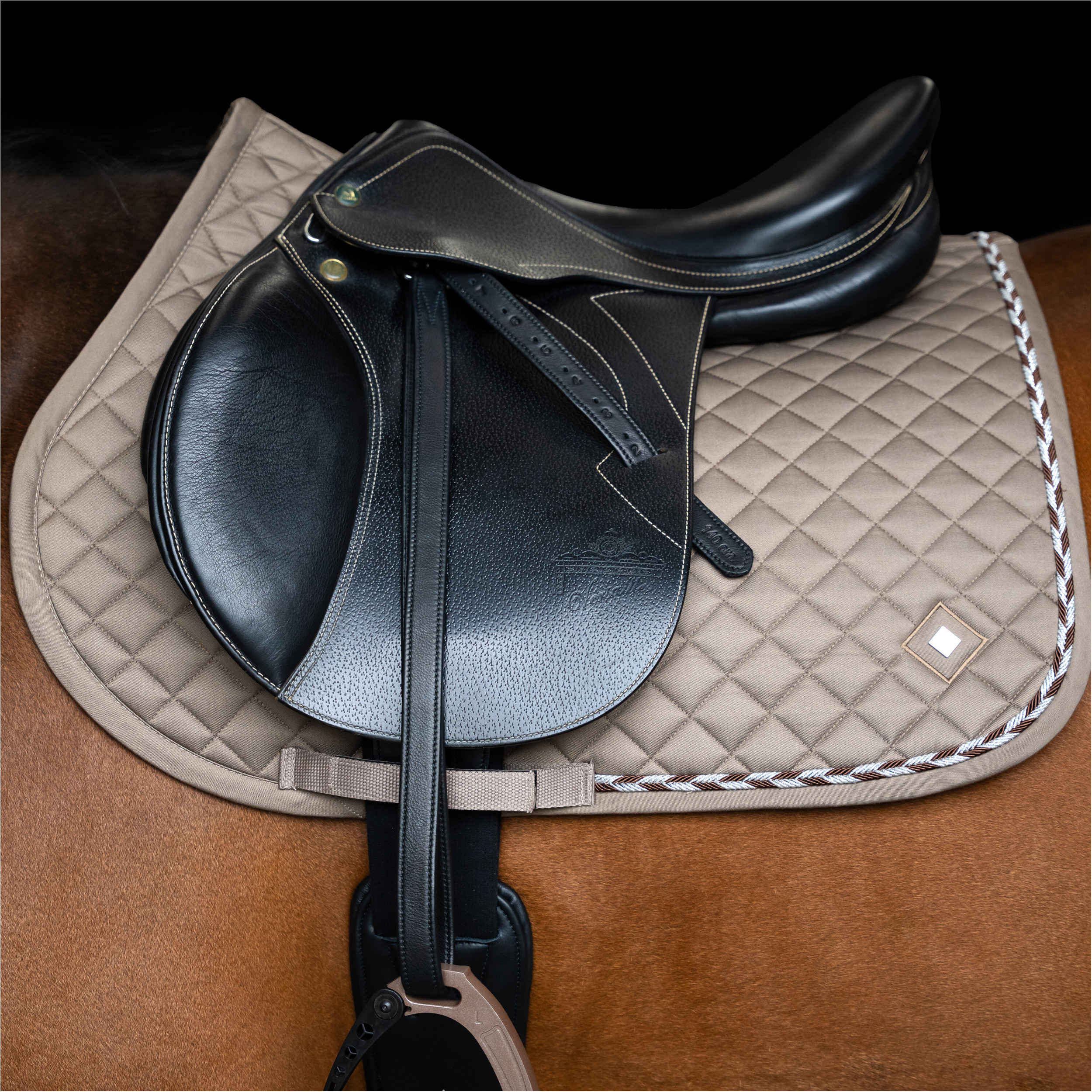 Steigbügelriemen IRH Soft mit Nylonkern schwarz