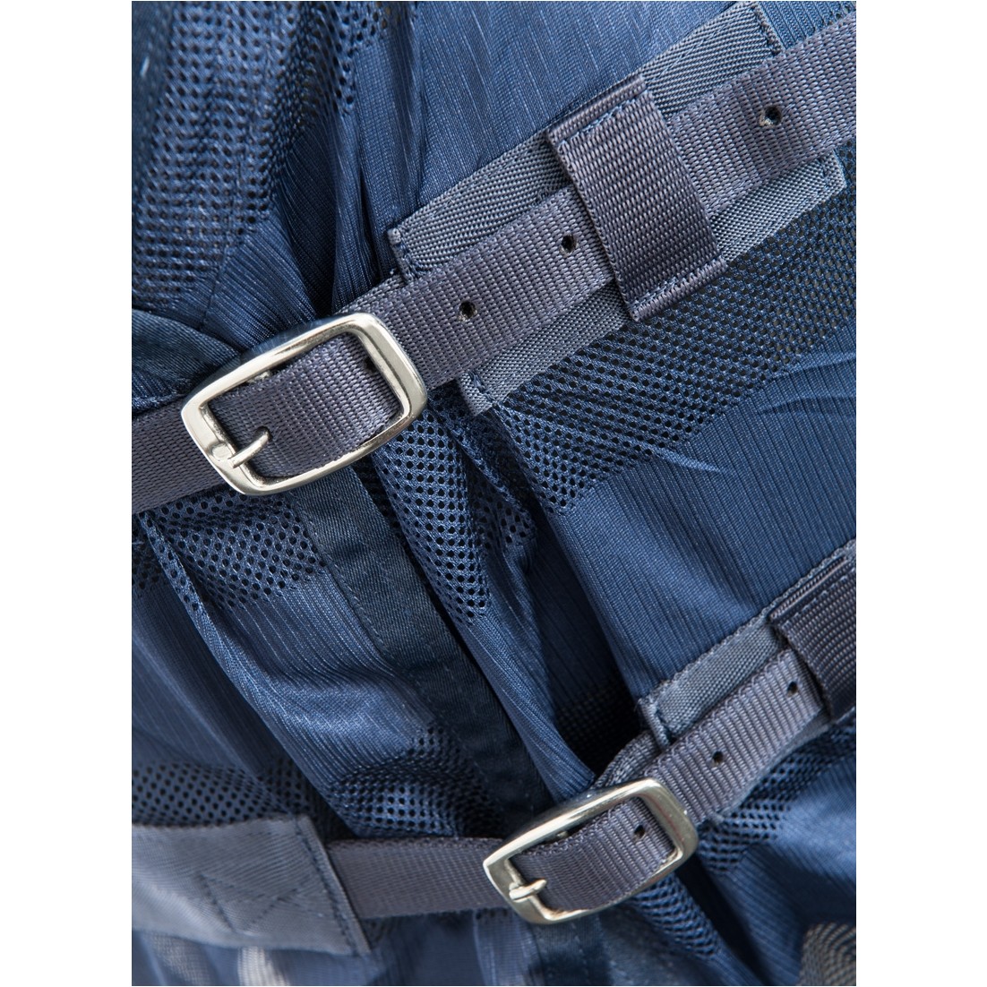 Fliegendecke mit Kreuzgurt BASICLINE dunkelblau