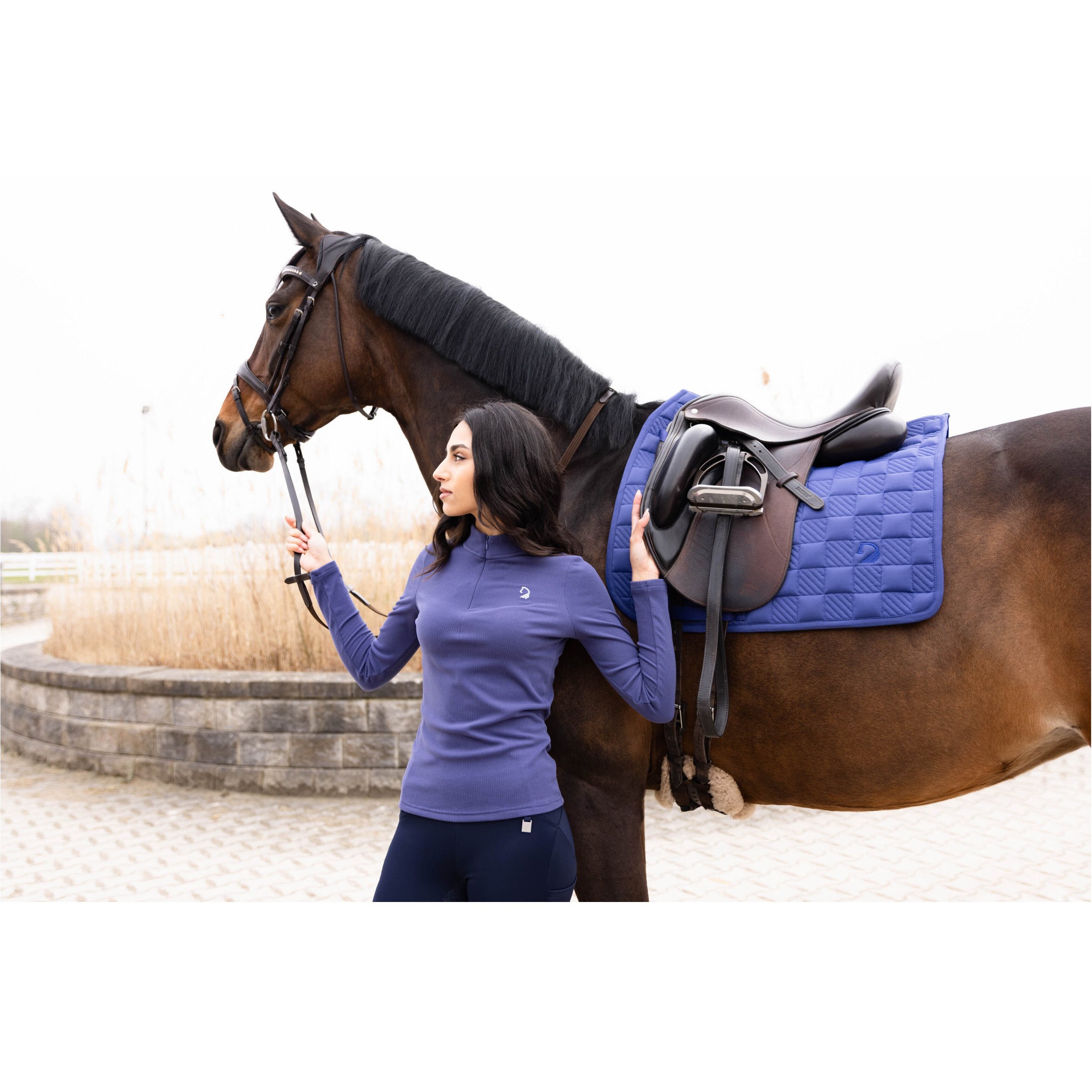 Damen Langarmshirt AREZZO SOFT indigo