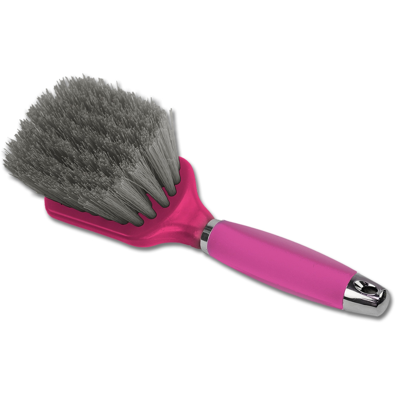 Hufbürste mit Gelgriff pink