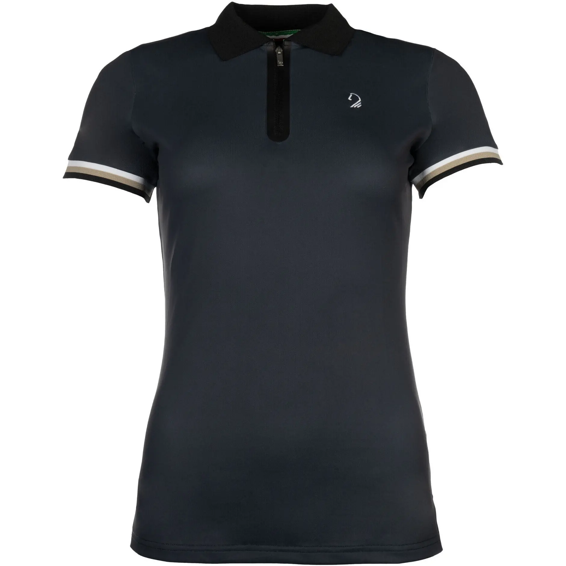 Damen Poloshirt AMALFI schwarz
