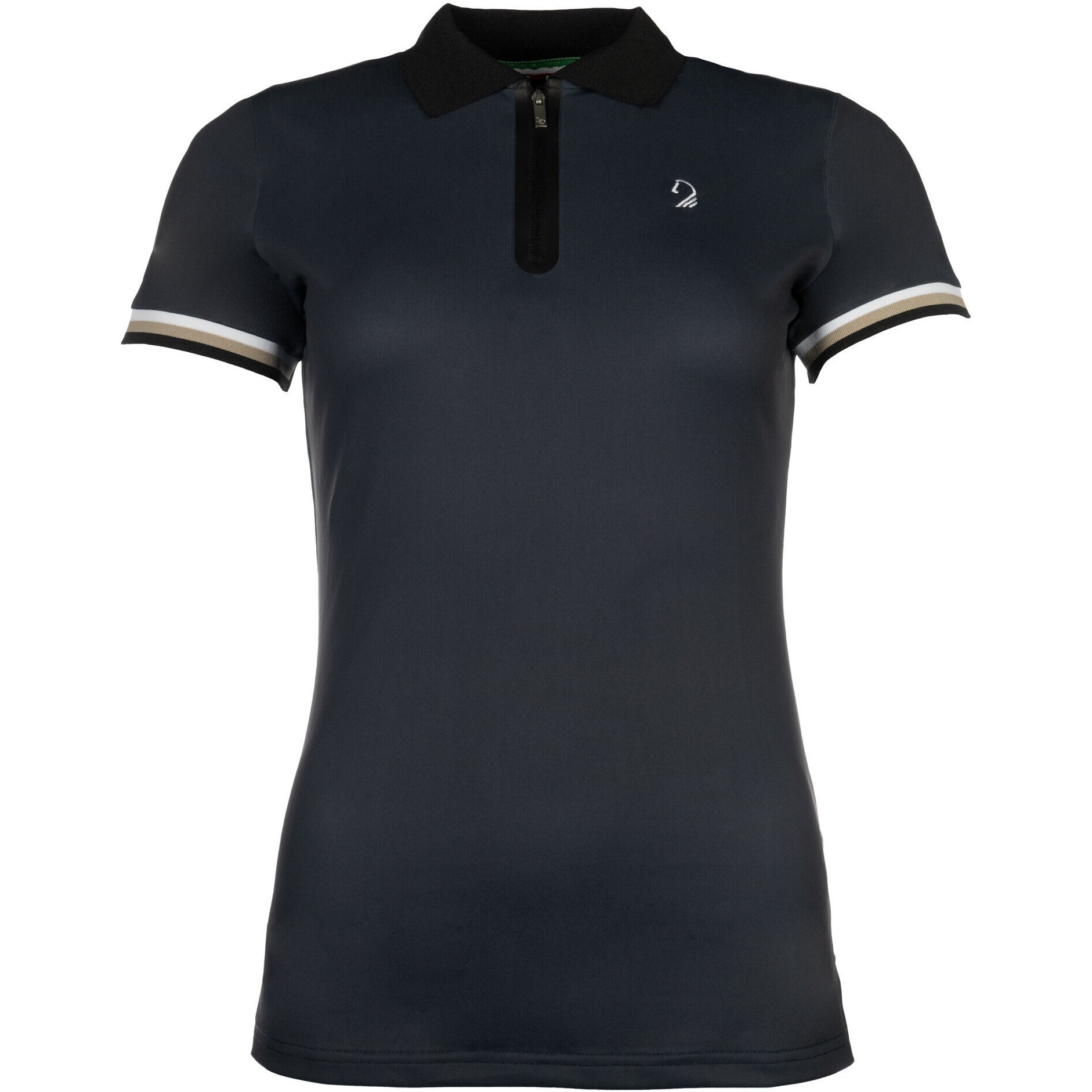 Damen Poloshirt AMALFI schwarz