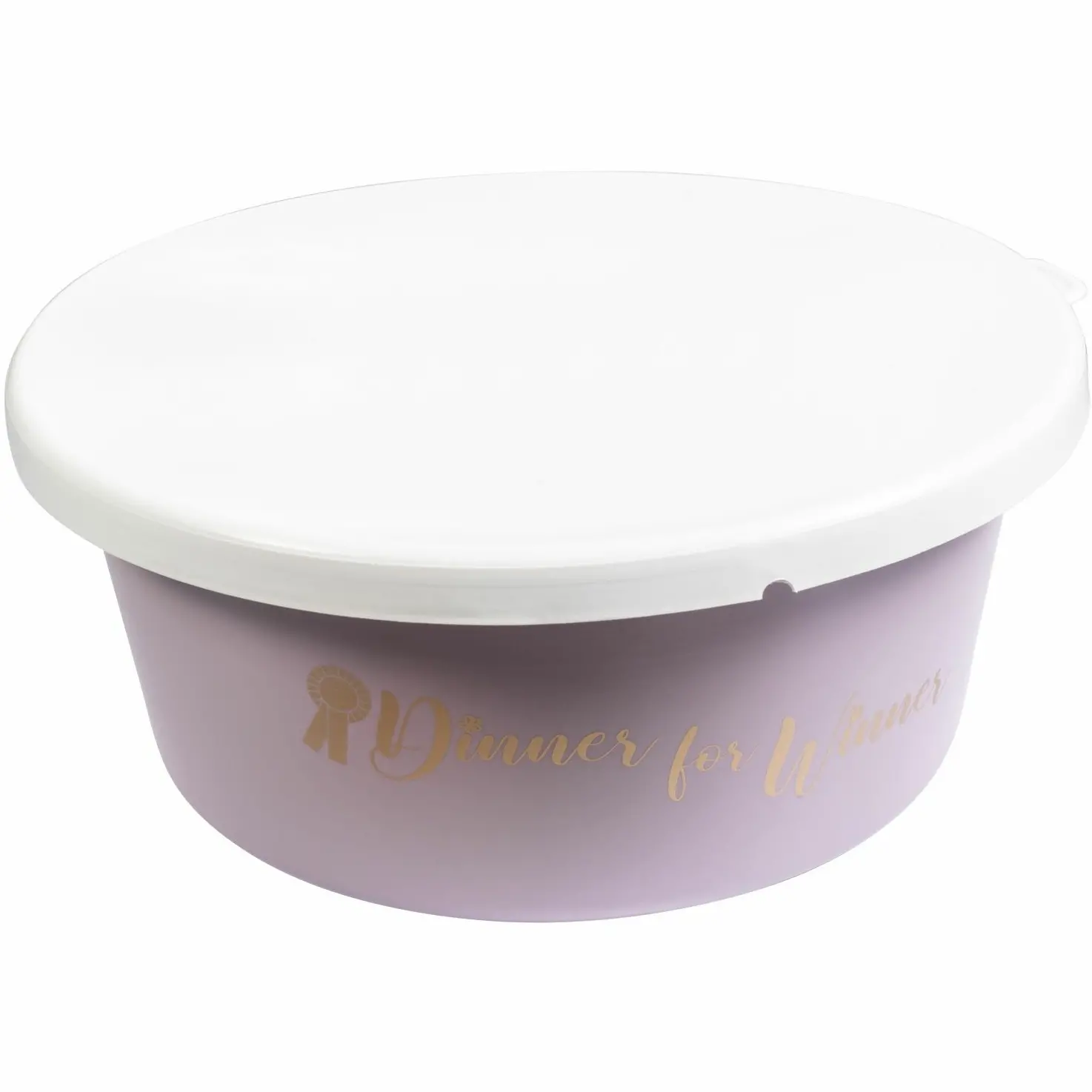 Müslischale mit Deckel mauve