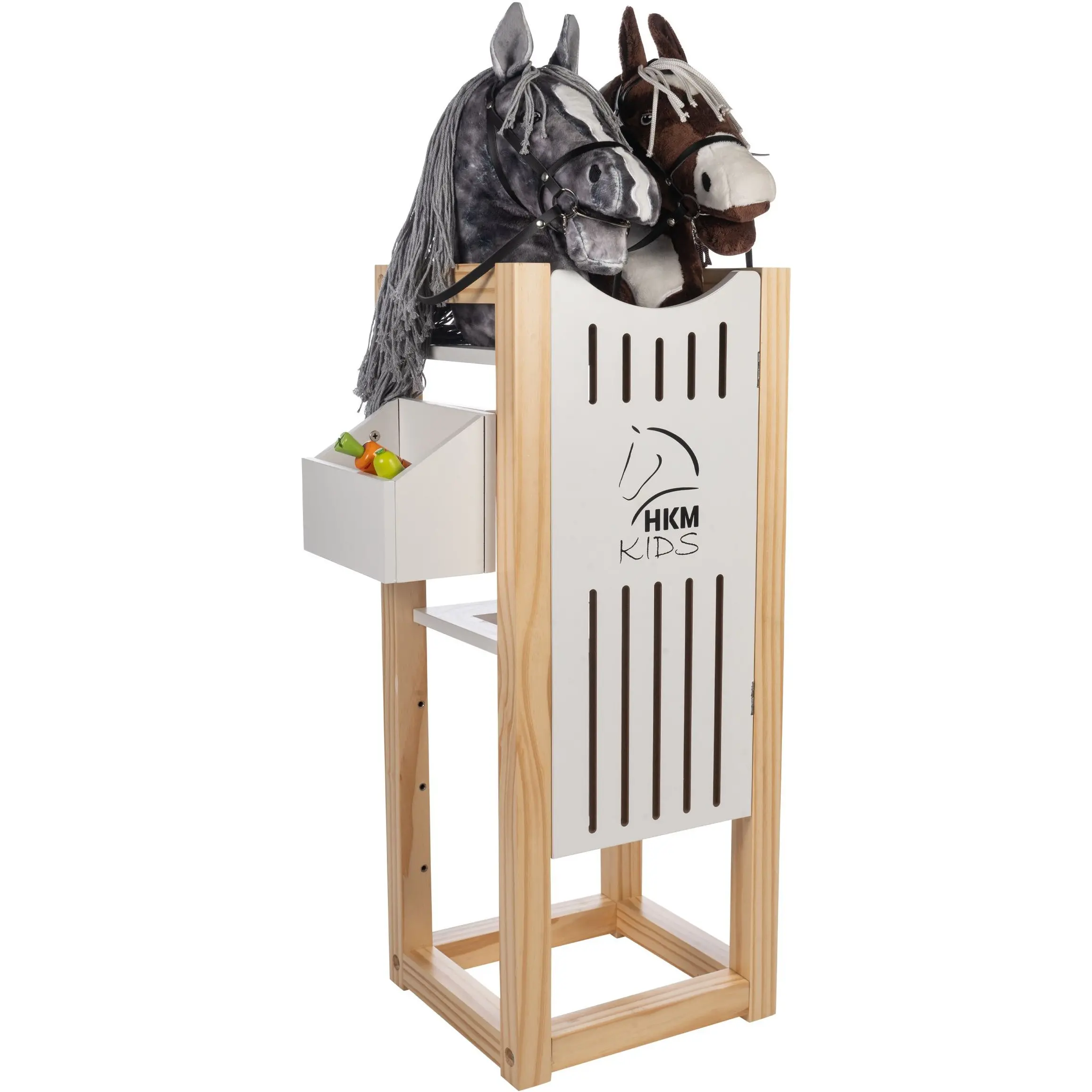 Stall HOBBY HORSING natur/weiß