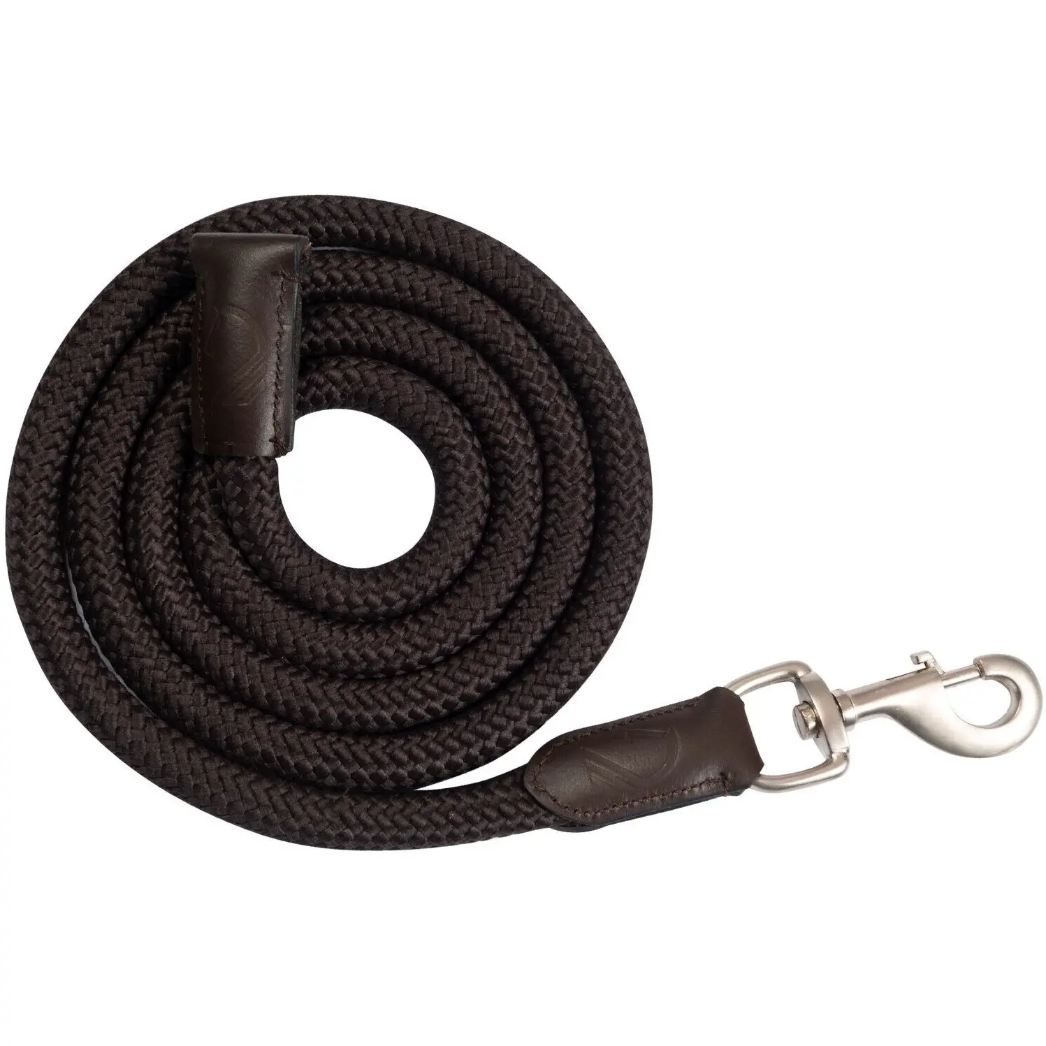 Führstrick mit Karabinerhaken AREZZO dunkelbraun