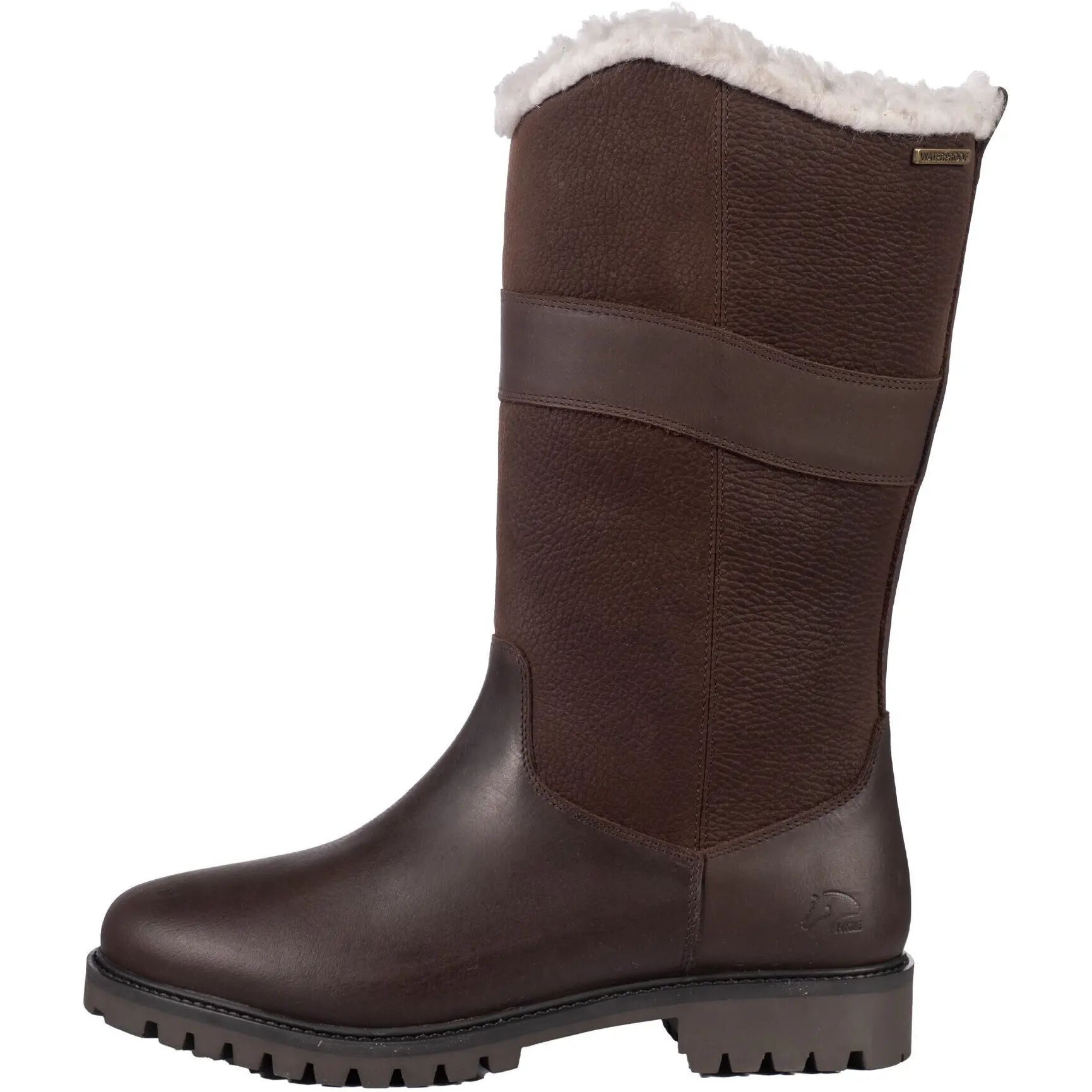 Winter Fashion Stiefel BELMOND TEDDY braun