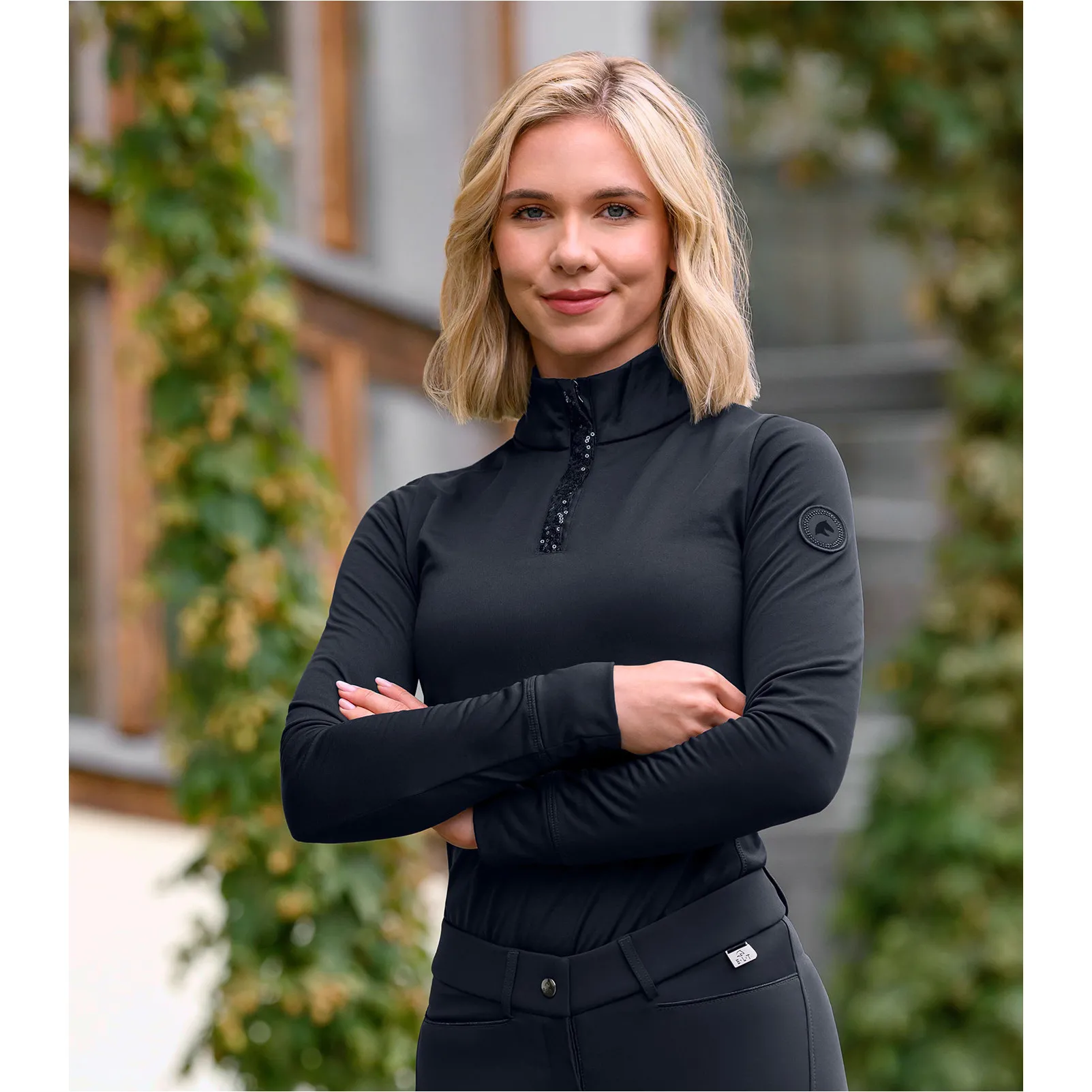 Damen Funktionsshirt ESTHAL schwarz