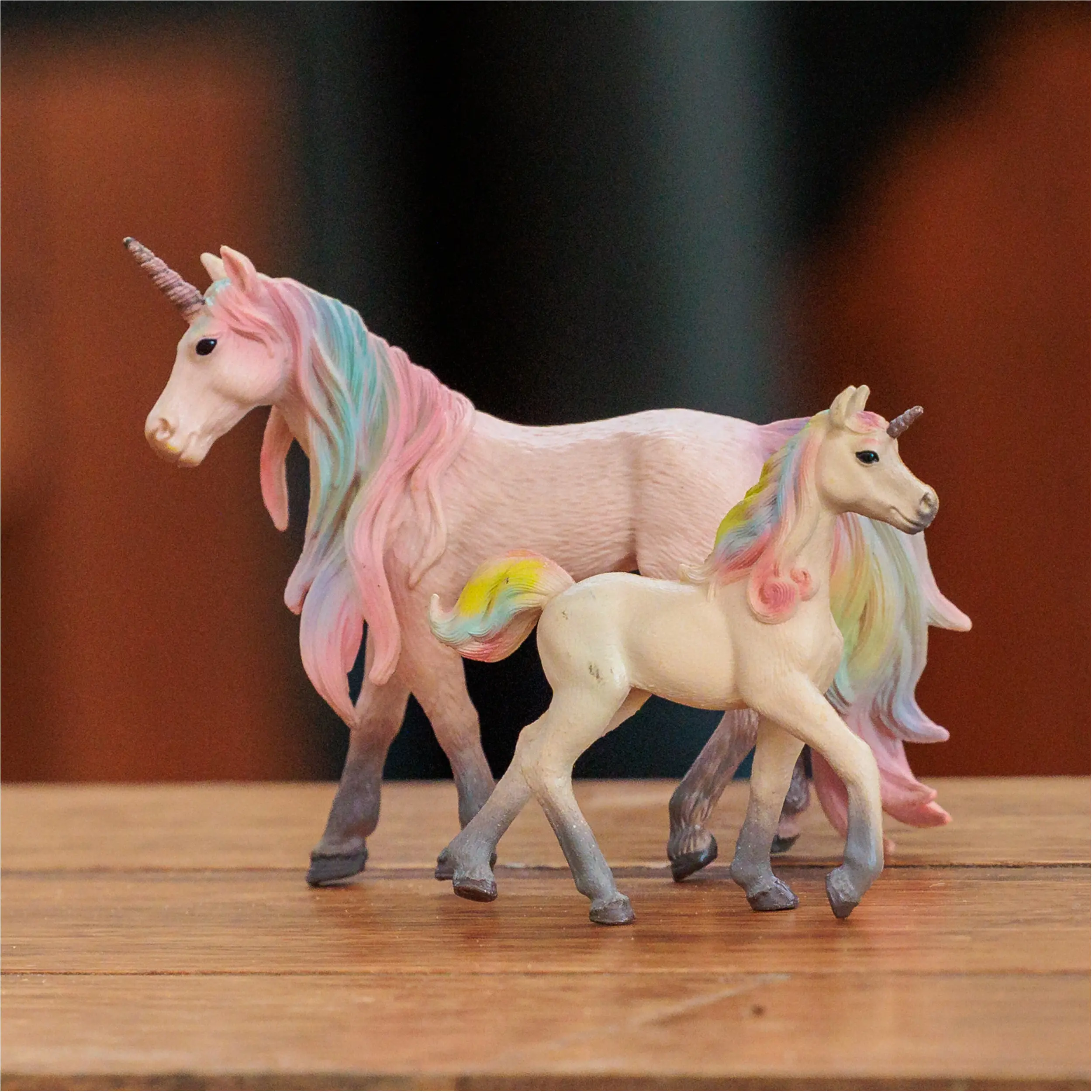 Spielzeug Einhorn Set IRHMagic hellpink melange