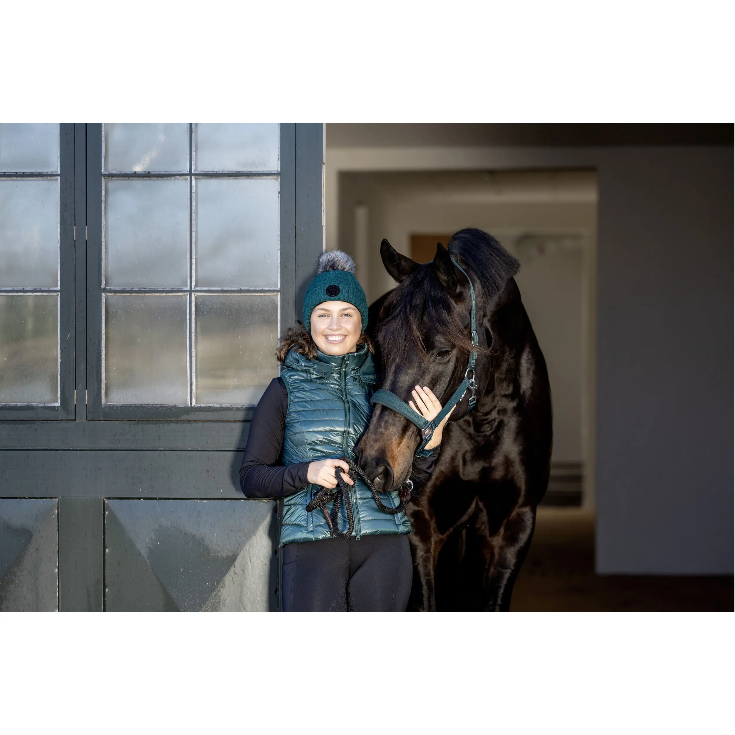Winter Damen Strickmütze mit Pelz VASILI ponderosa pine