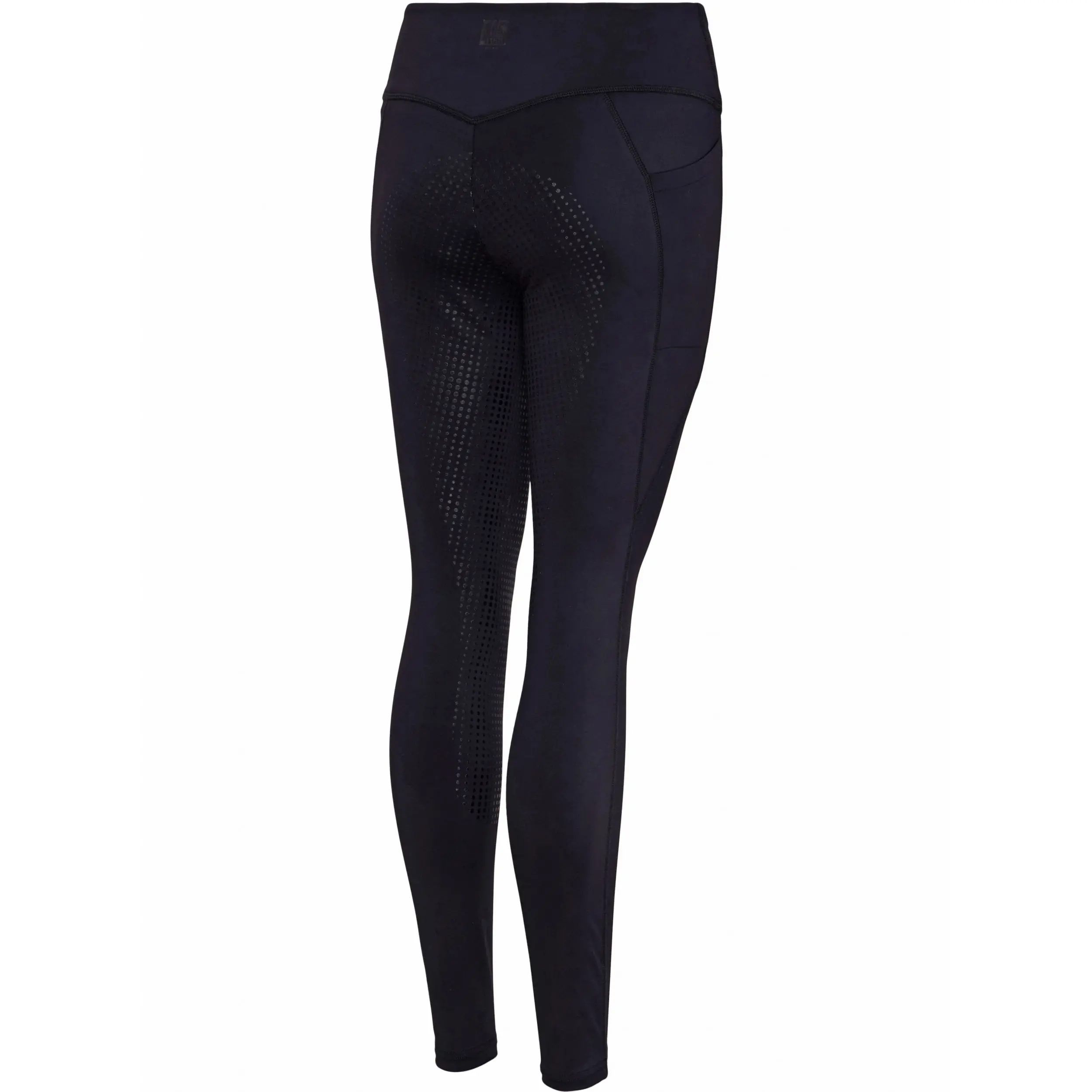 Damen Reitleggings Silikon Vollbesatz FIR-Tech schwarz
