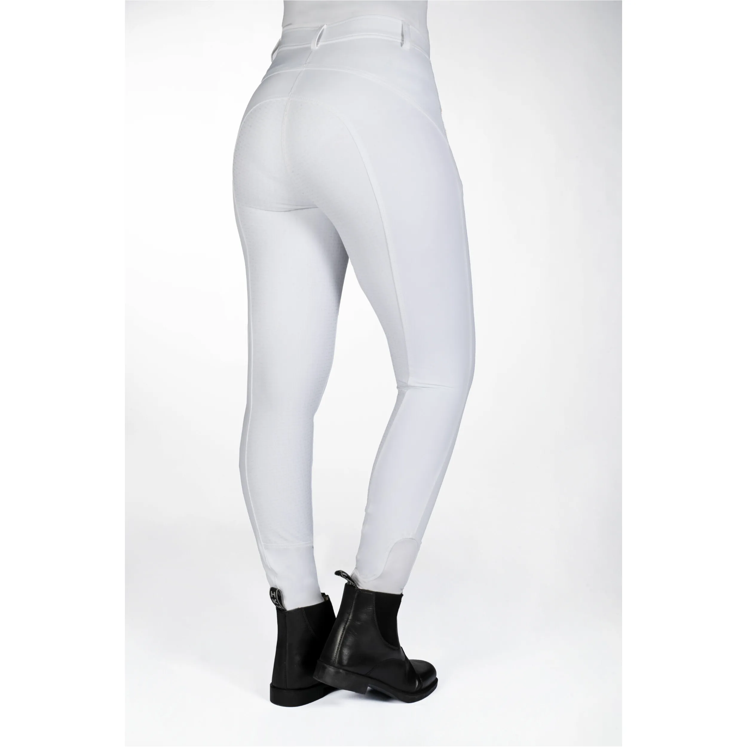 Damen Reithose Silikon Vollbesatz ALEXIS weiß