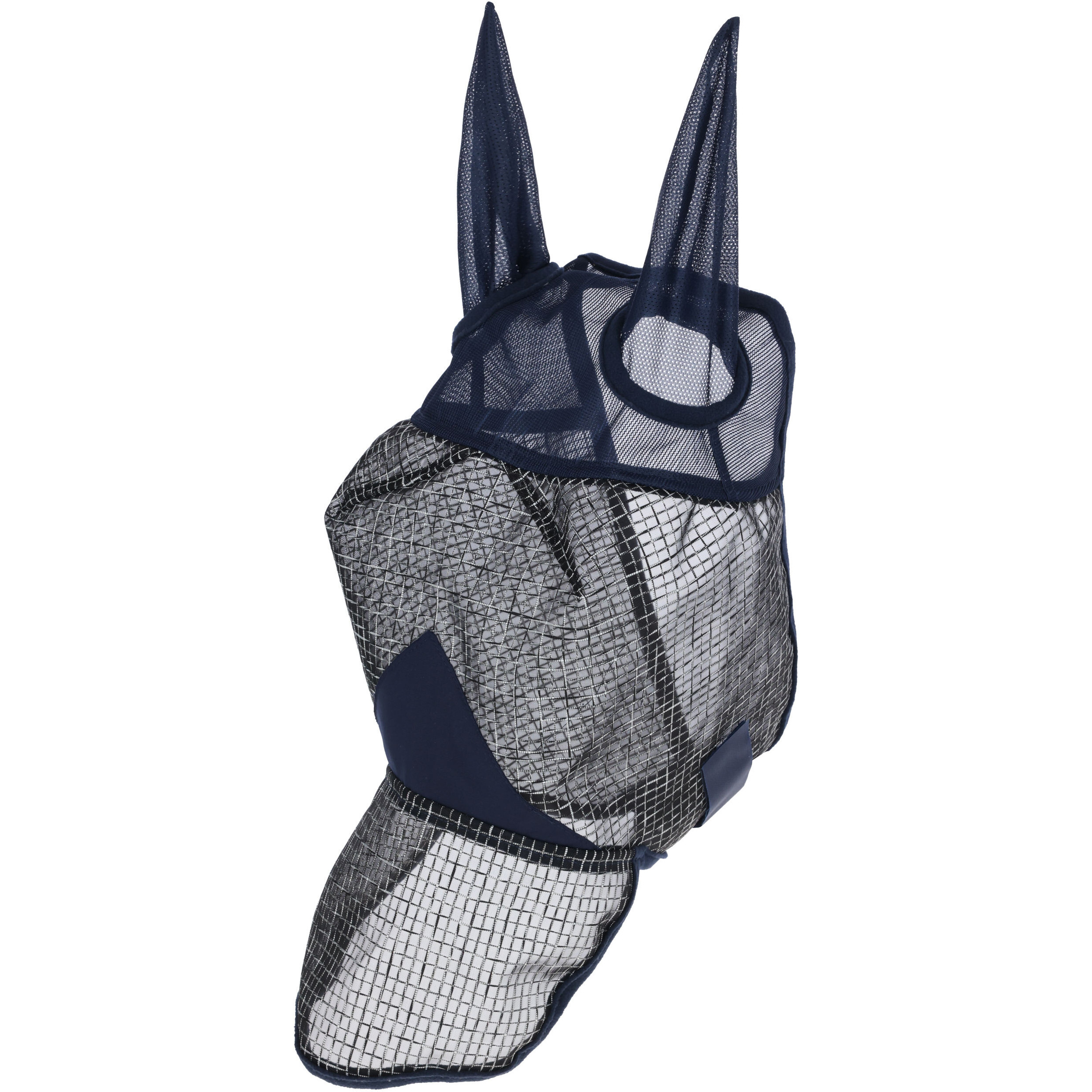 Fliegenmaske mit Ohren- und Nüsternschutz navy