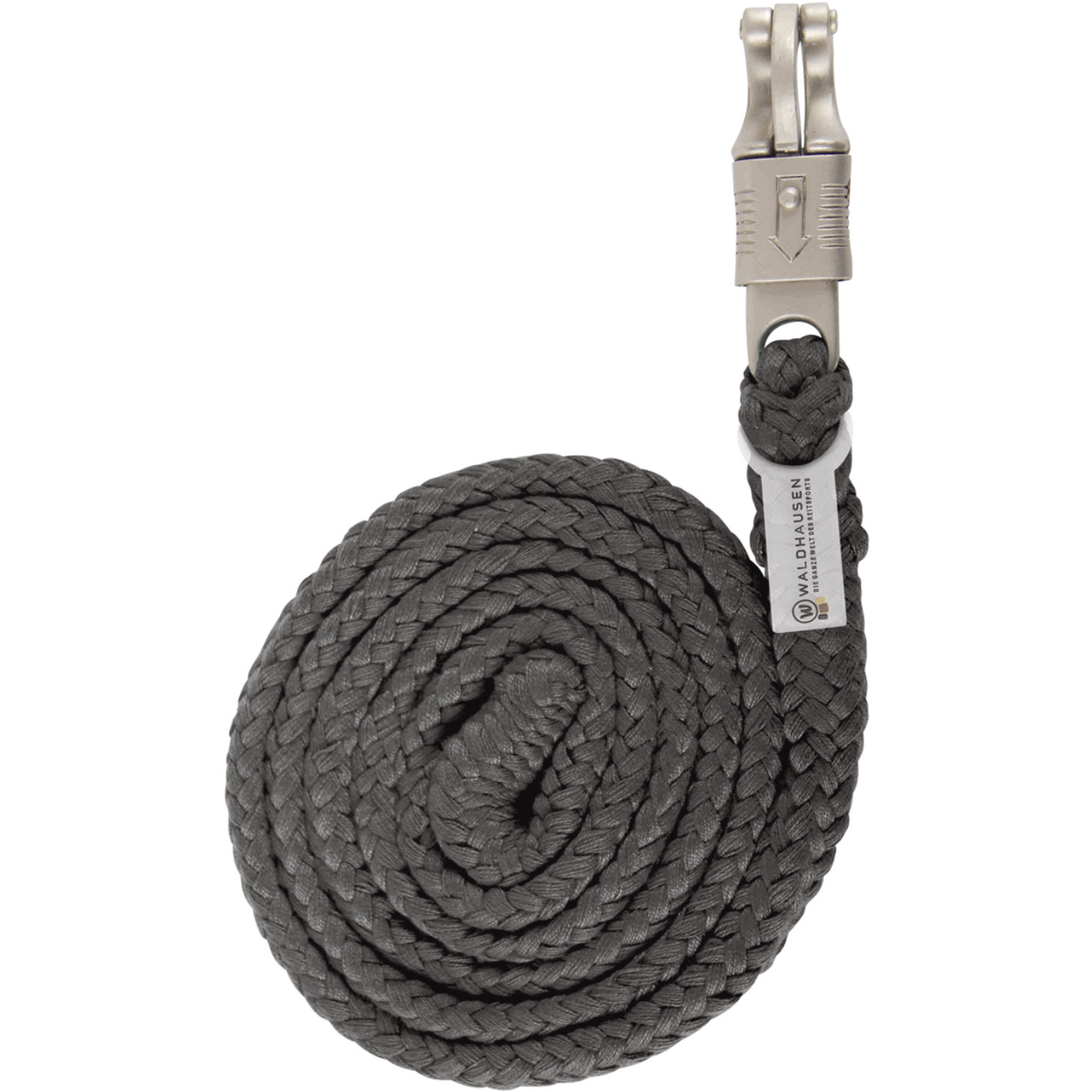 Anbindestrick mit Panikhaken PLUS anthrazit 200cm