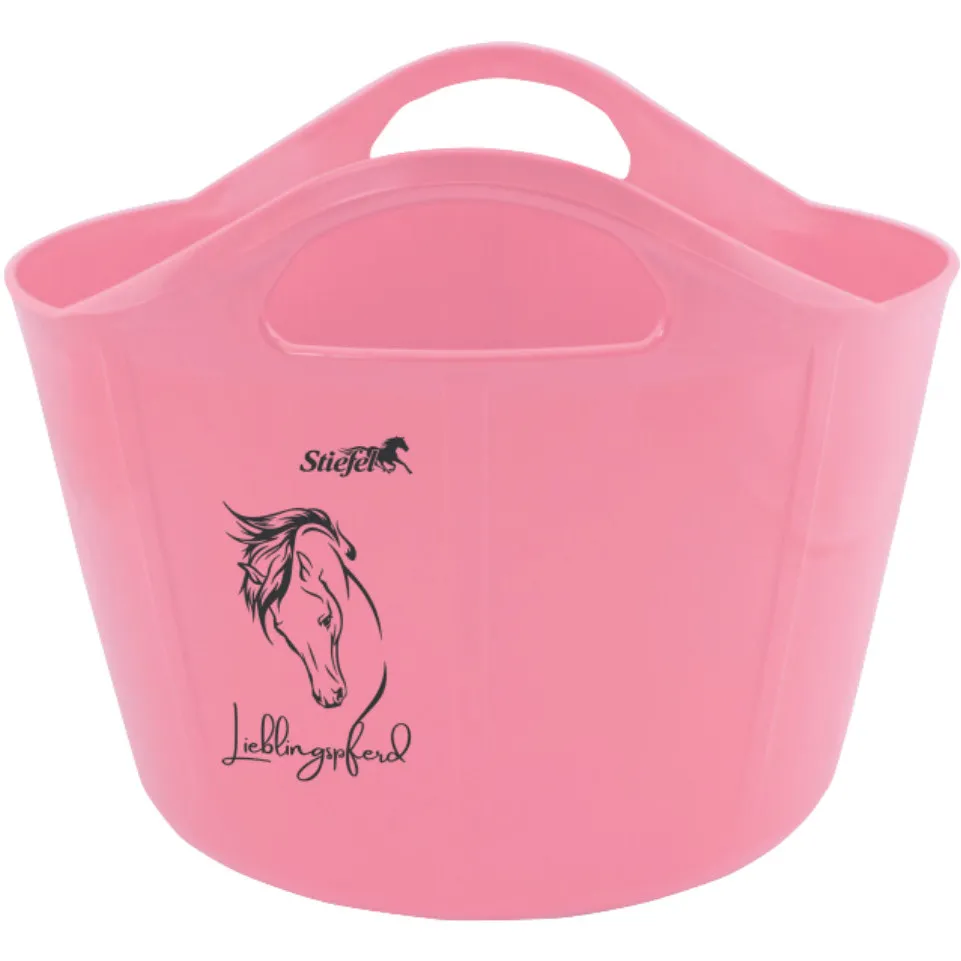 Flexischale mit Aufdruck lollypink