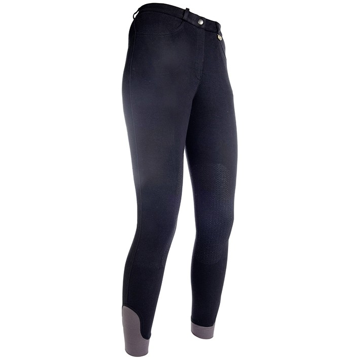 Damen Reithose Silikon Kniebesatz KATE schwarz