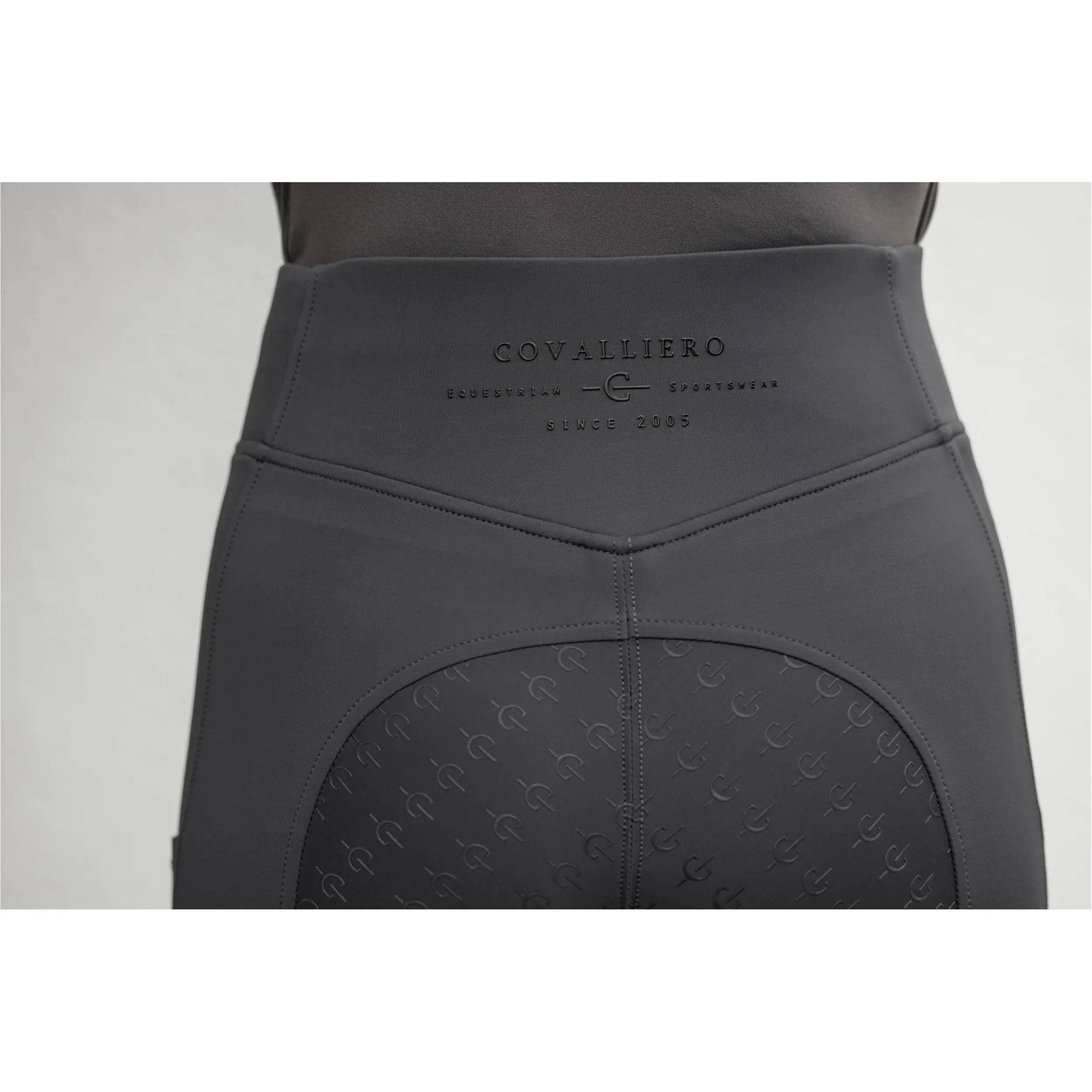 Damen Reitleggings Silikon Vollbesatz ANNIVERSARY graphite
