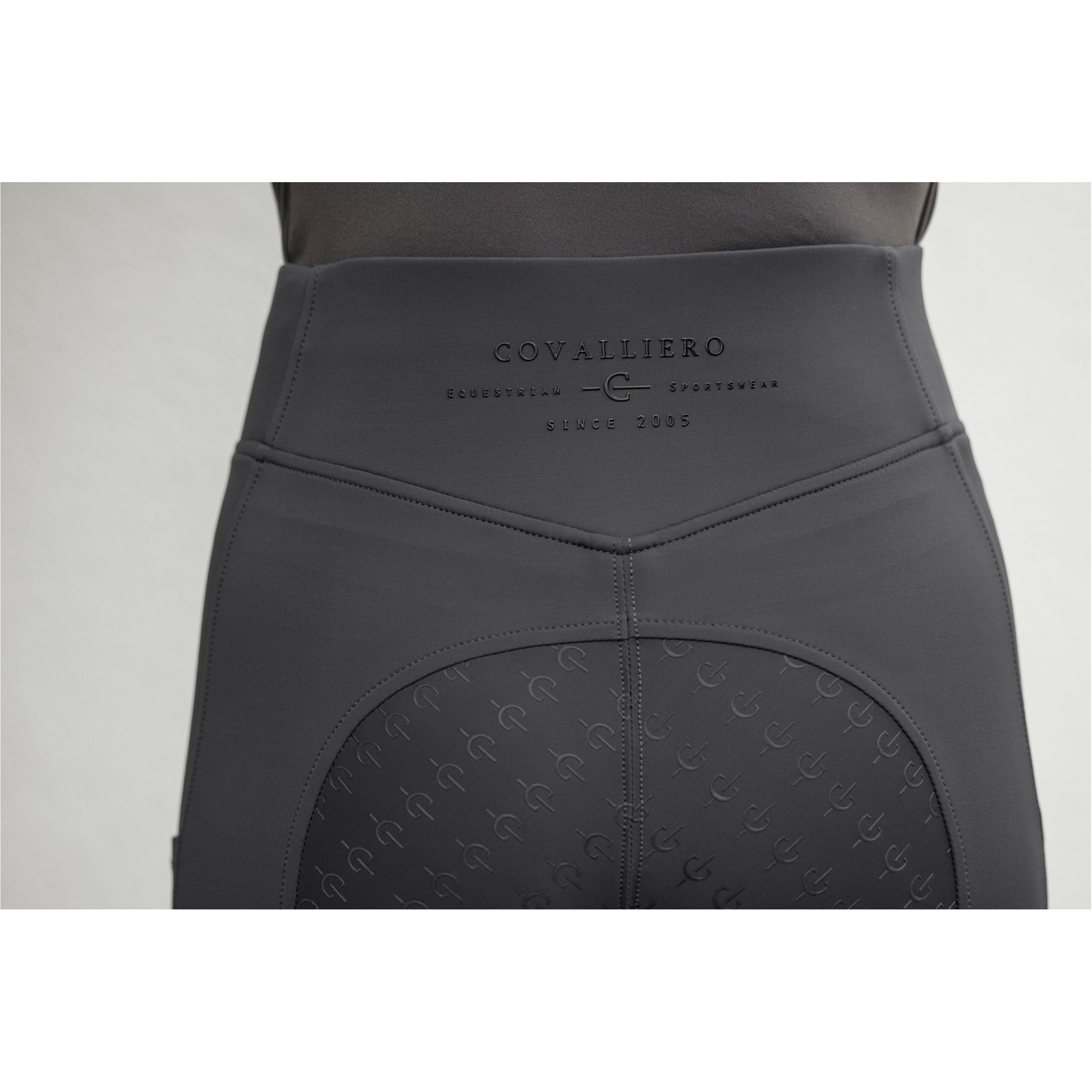 Damen Reitleggings Silikon Vollbesatz ANNIVERSARY graphite