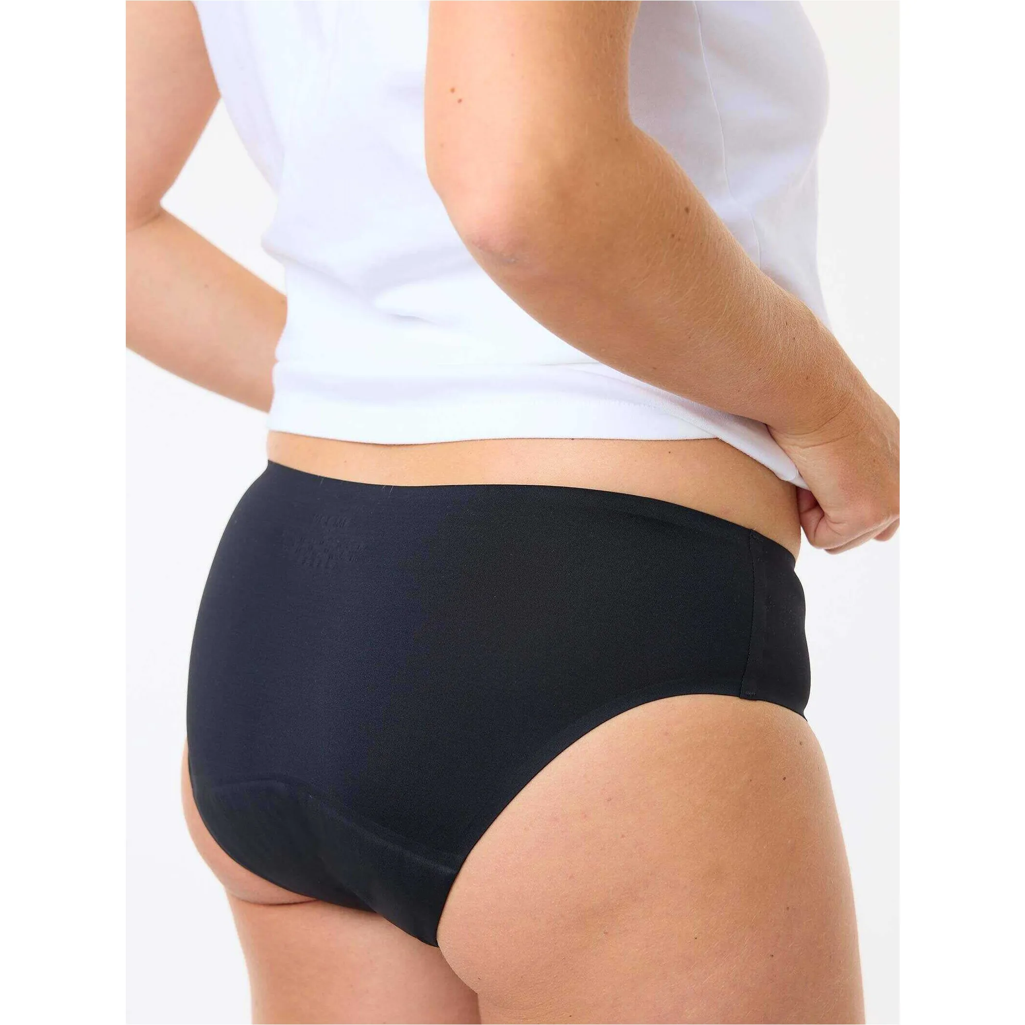 Damen Periodenslips (2er Set) schwarz