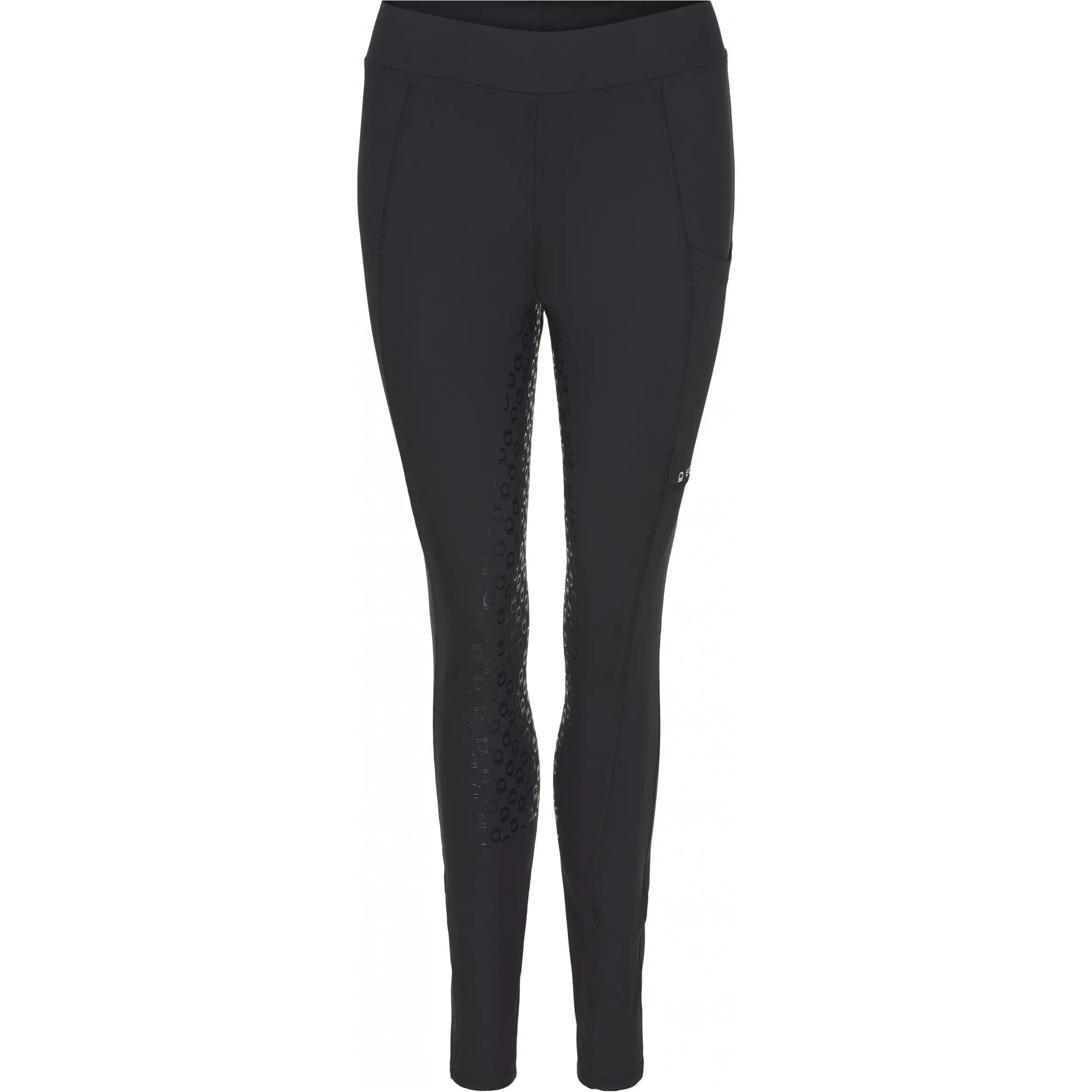 Damen Reitleggings Silikon Vollbesatz DALENA schwarz