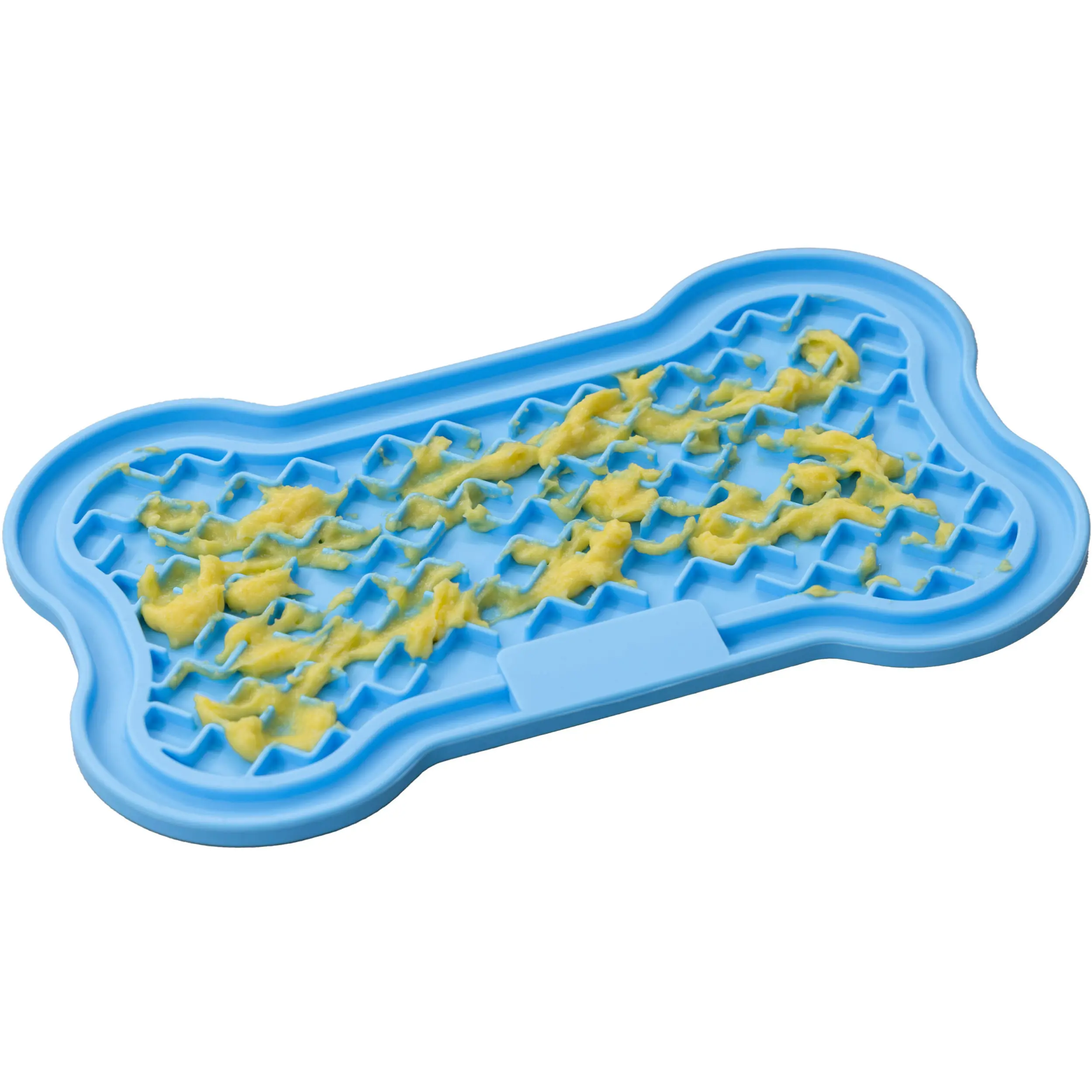 Schleckmatte blau 22x13cm