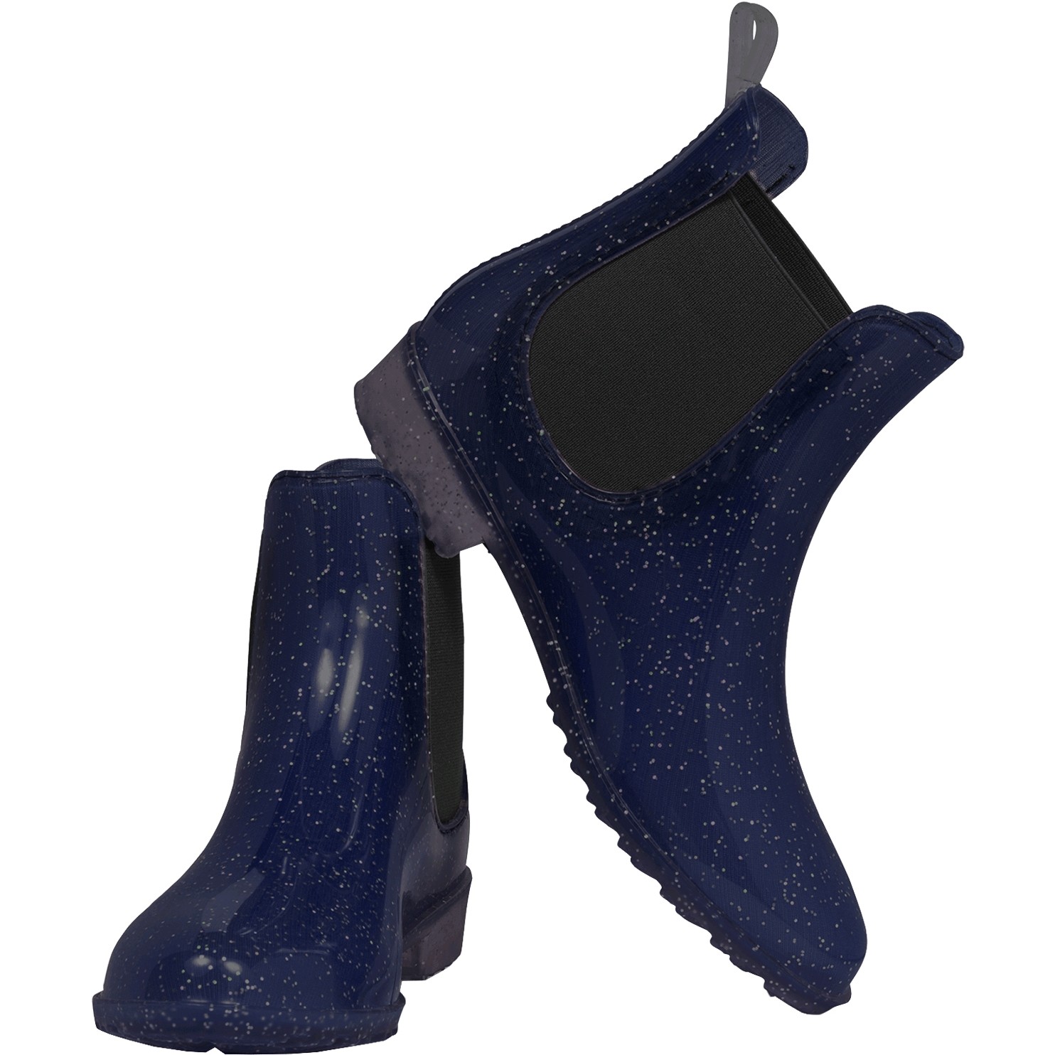 Kinder Jodhpur Gummistiefeletten SPARKLE nachtblau