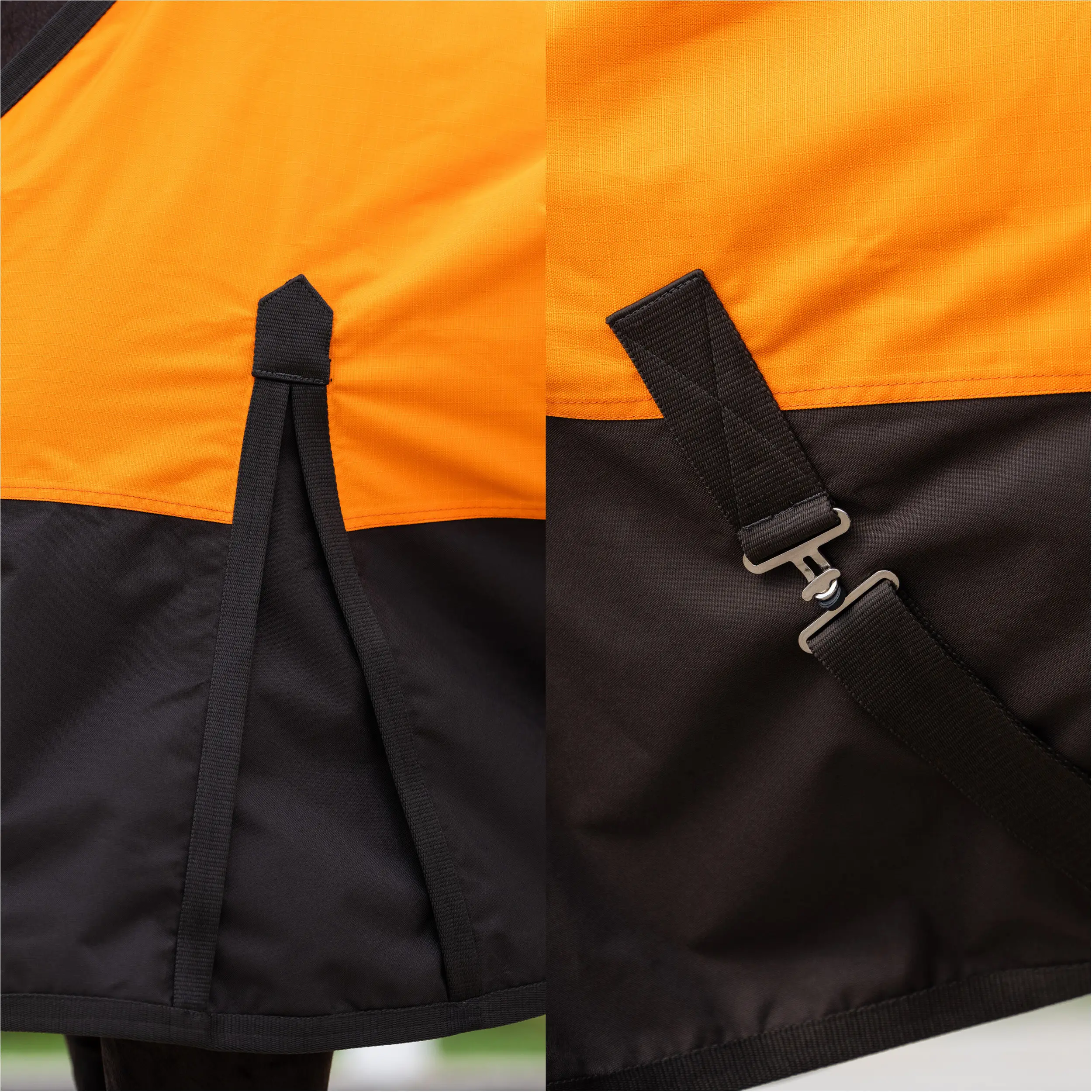 Outdoordecke High Neck 600D IRHCustomized orange/dark brown Outdoordecke High Neck 600D IRHCustomized orange/dark brown