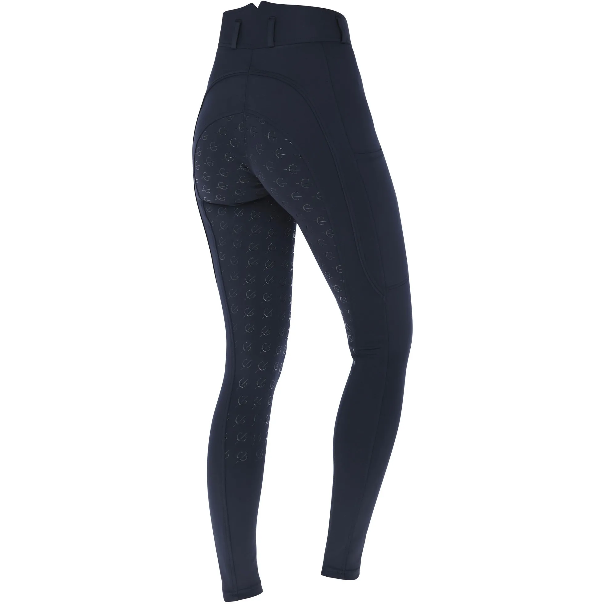 Damen Reithose Silikon Vollbesatz CLASSIC STAR navy