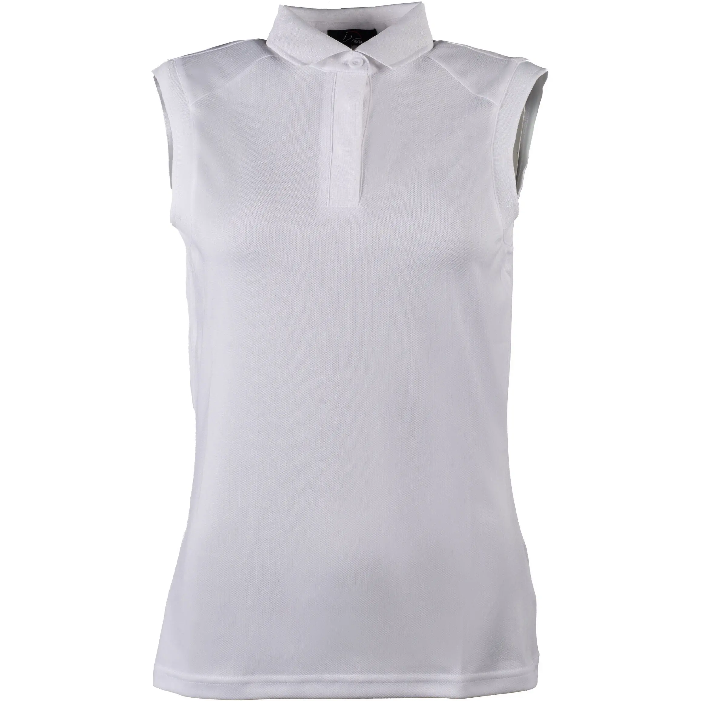 Damen Poloshirt ärmellos CATHERINE weiß