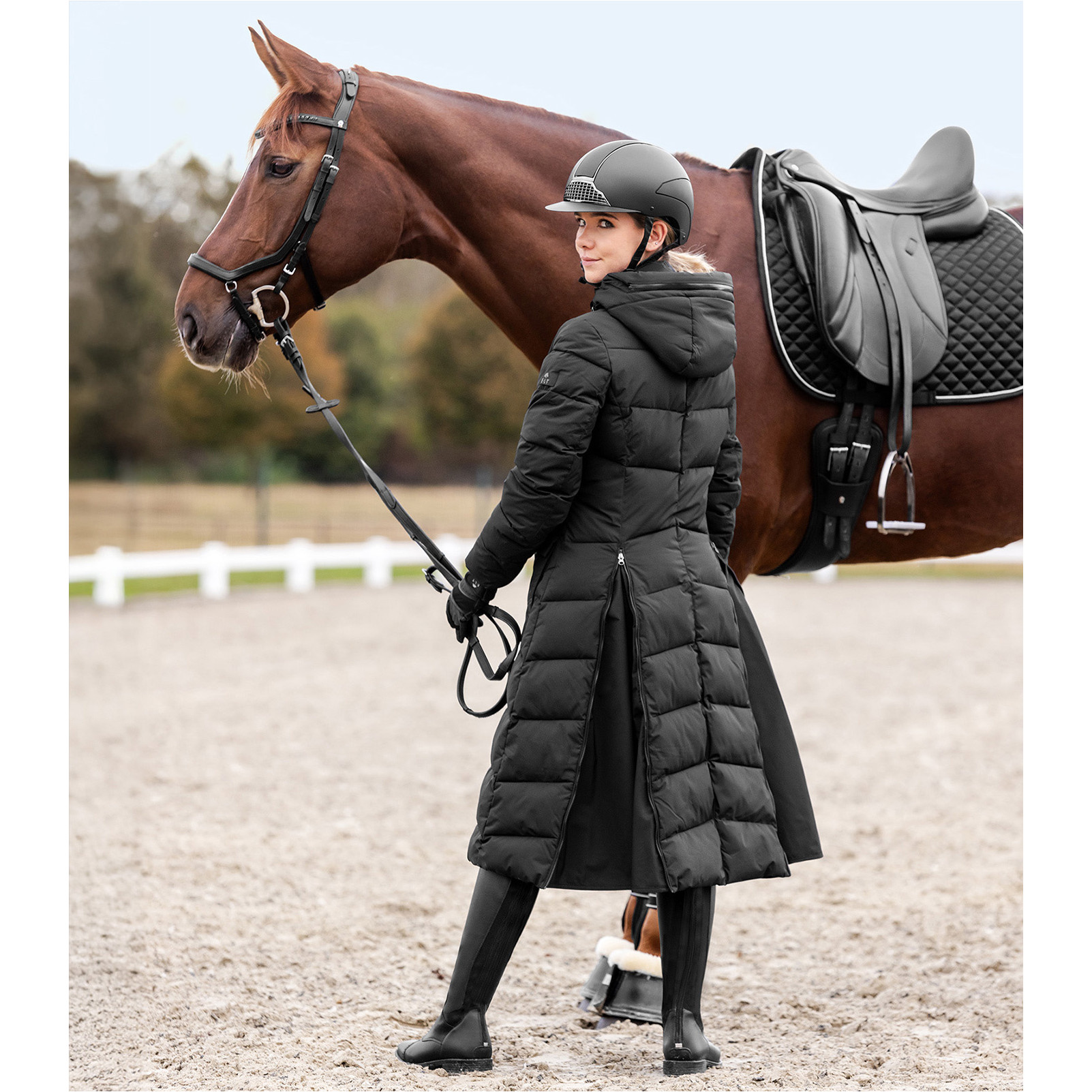 Damen Thermomantel SAPHIRA ADVANCED schwarz