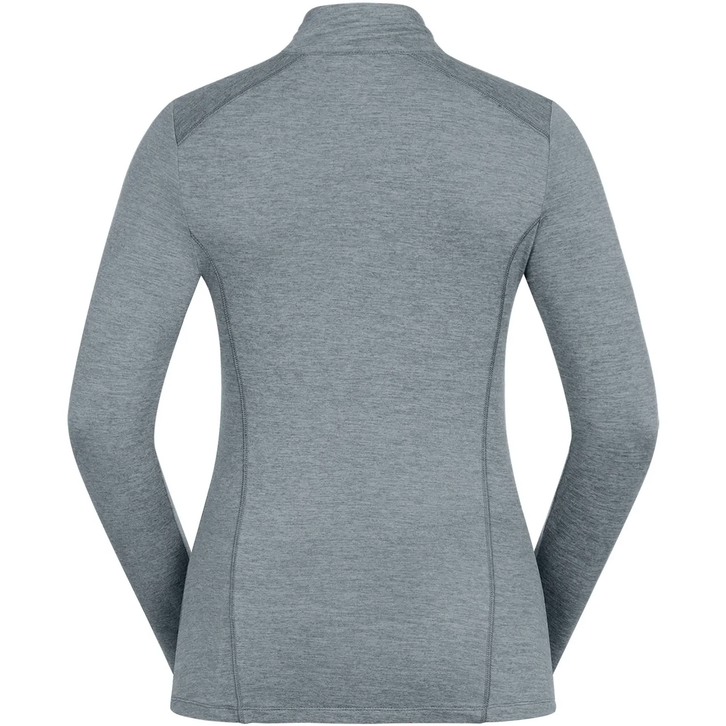 Damen Funktions-Zip-Shirt MILANO silberblau