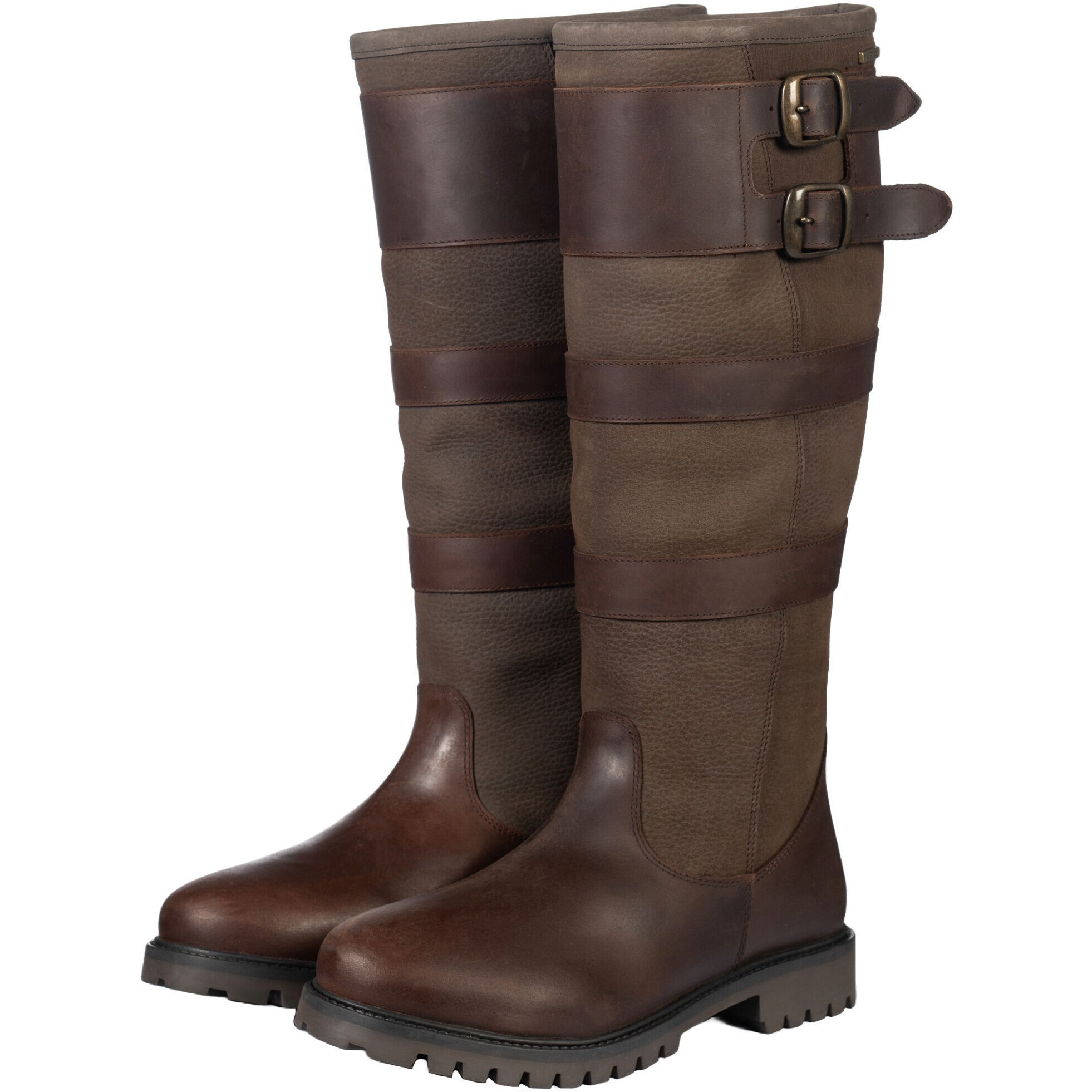 Winter Damen FASHION STIEFEL BELMOND II Echtleder dunkelbraun