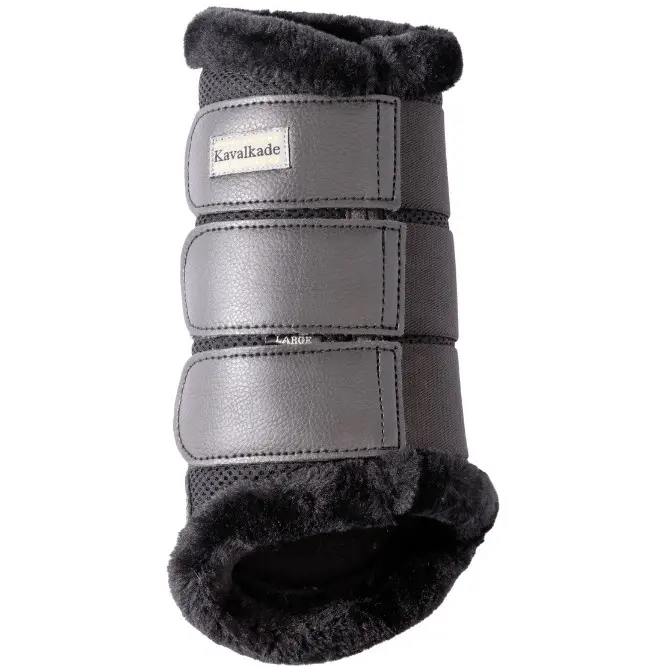 Gamaschen mit Kunstfell ANATOMIC MESH schwarz