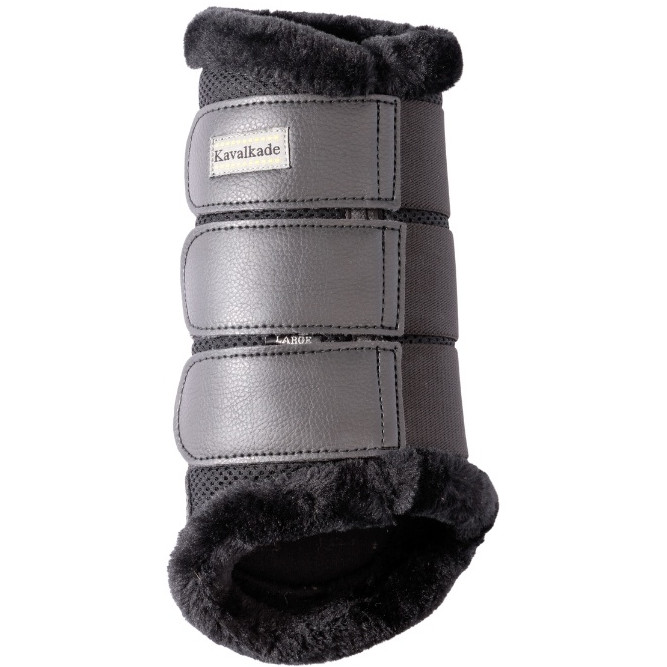 Gamaschen mit Kunstfell ANATOMIC MESH schwarz