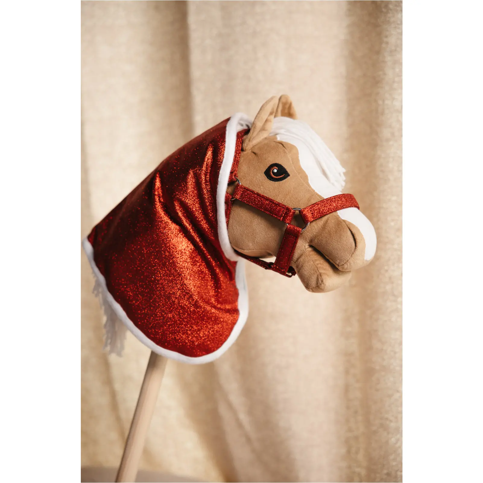 Spielzeug Weihnachtsdecke mit Glitzer rot Spielzeug Weihnachtsdecke mit Glitzer rot