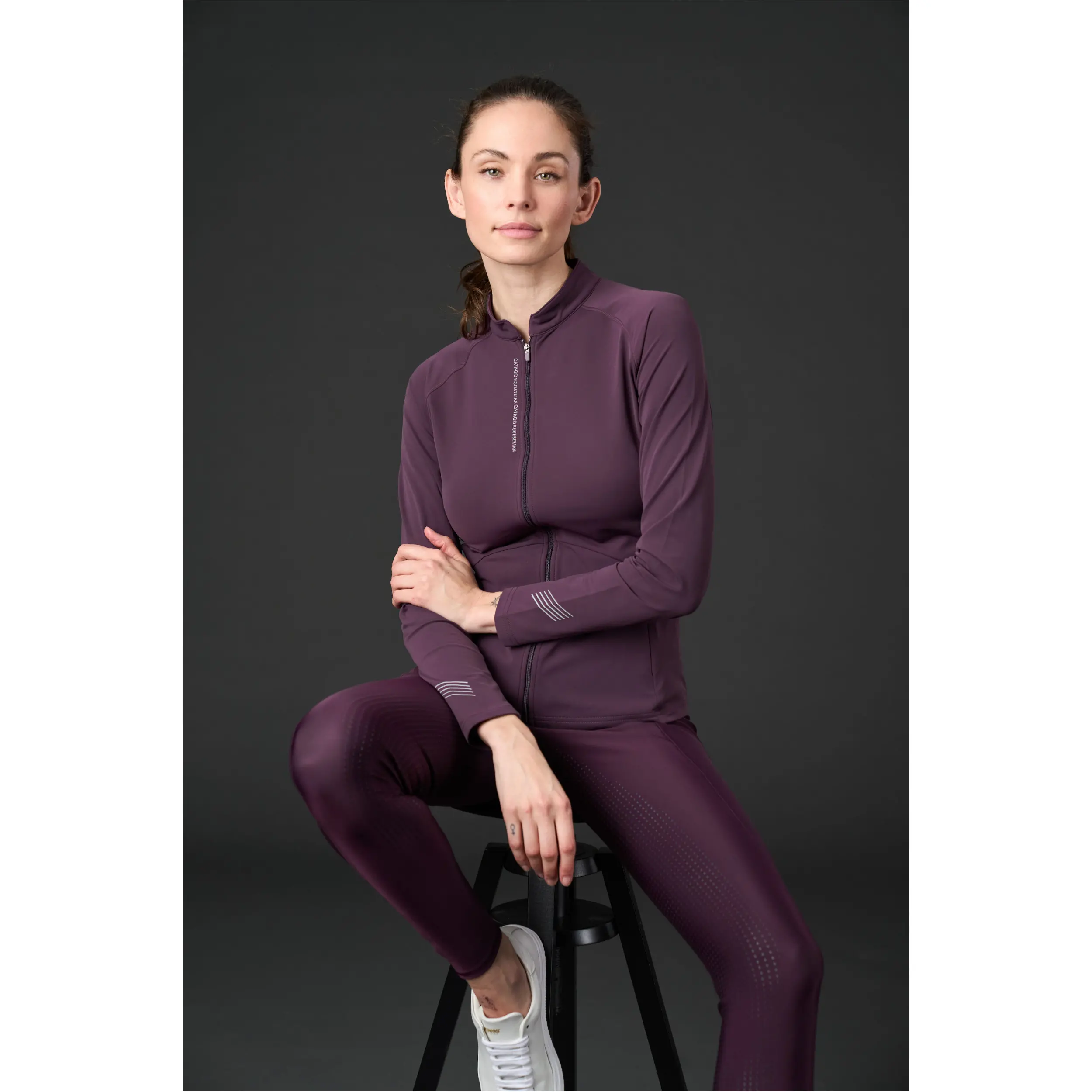 Damen Funktionsjacke TABITA plum perfect
