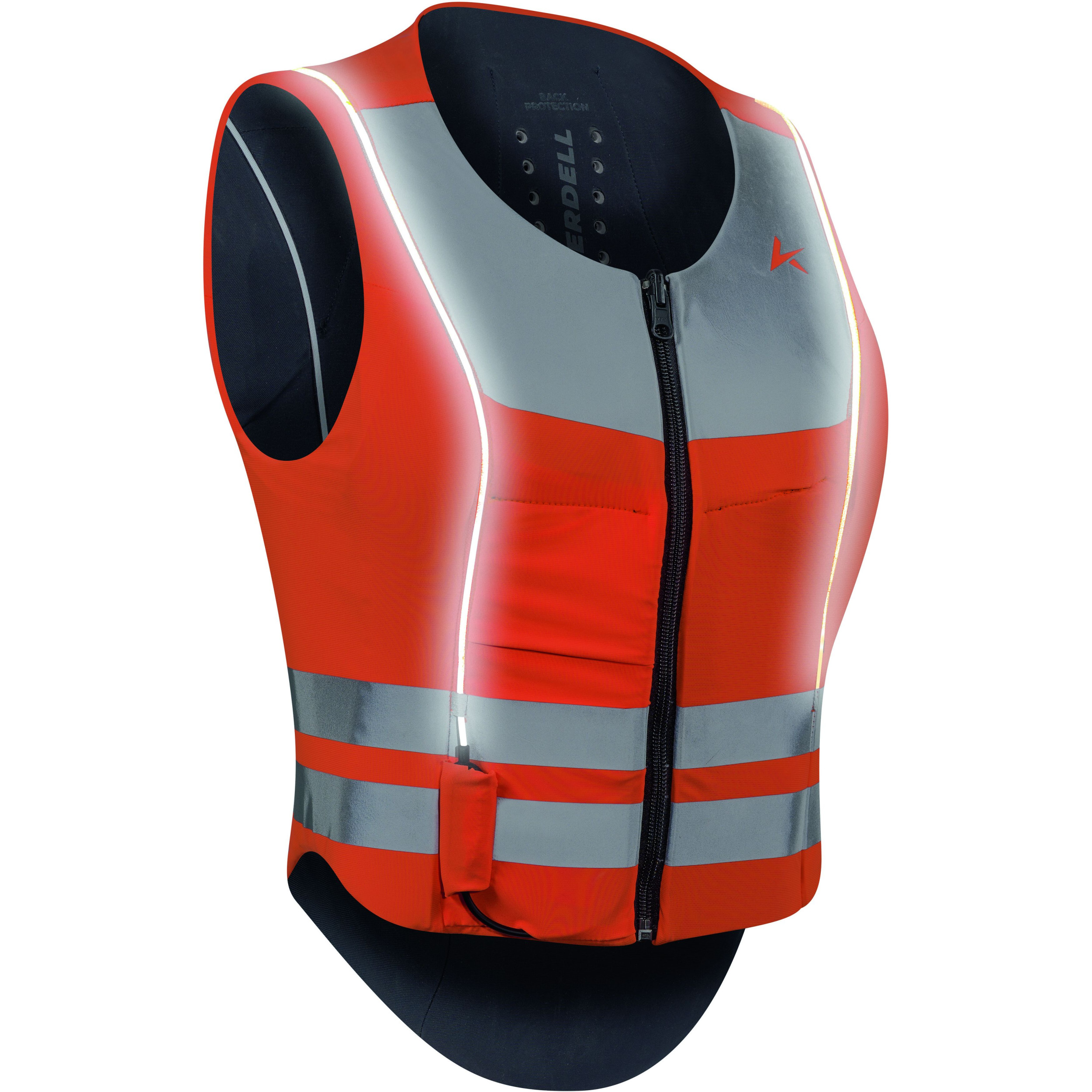 Rückenprotektor BALLISTIC HIGH VISIBILITY Flex Fit schwarz/orange
