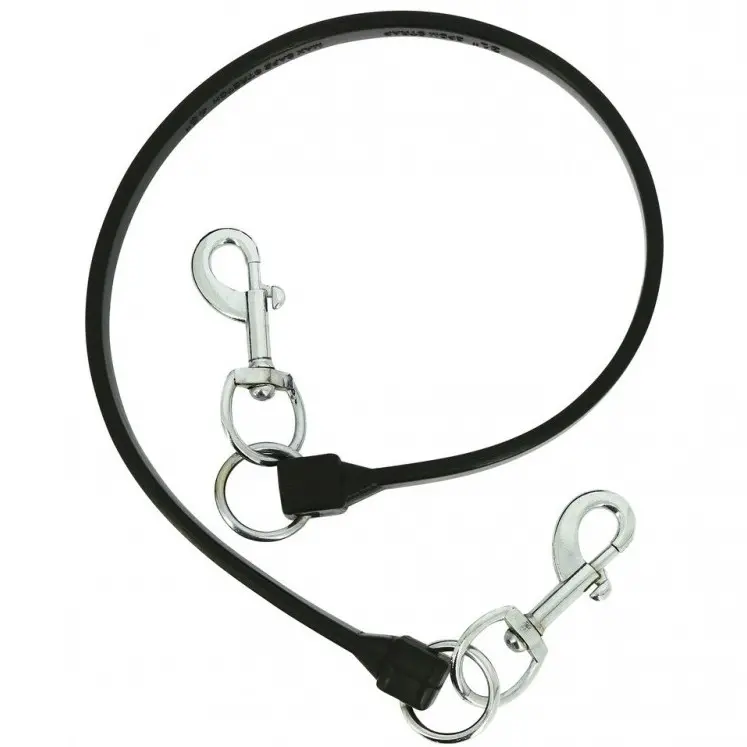 Anbindevorrichtung super dehnbar schwarz