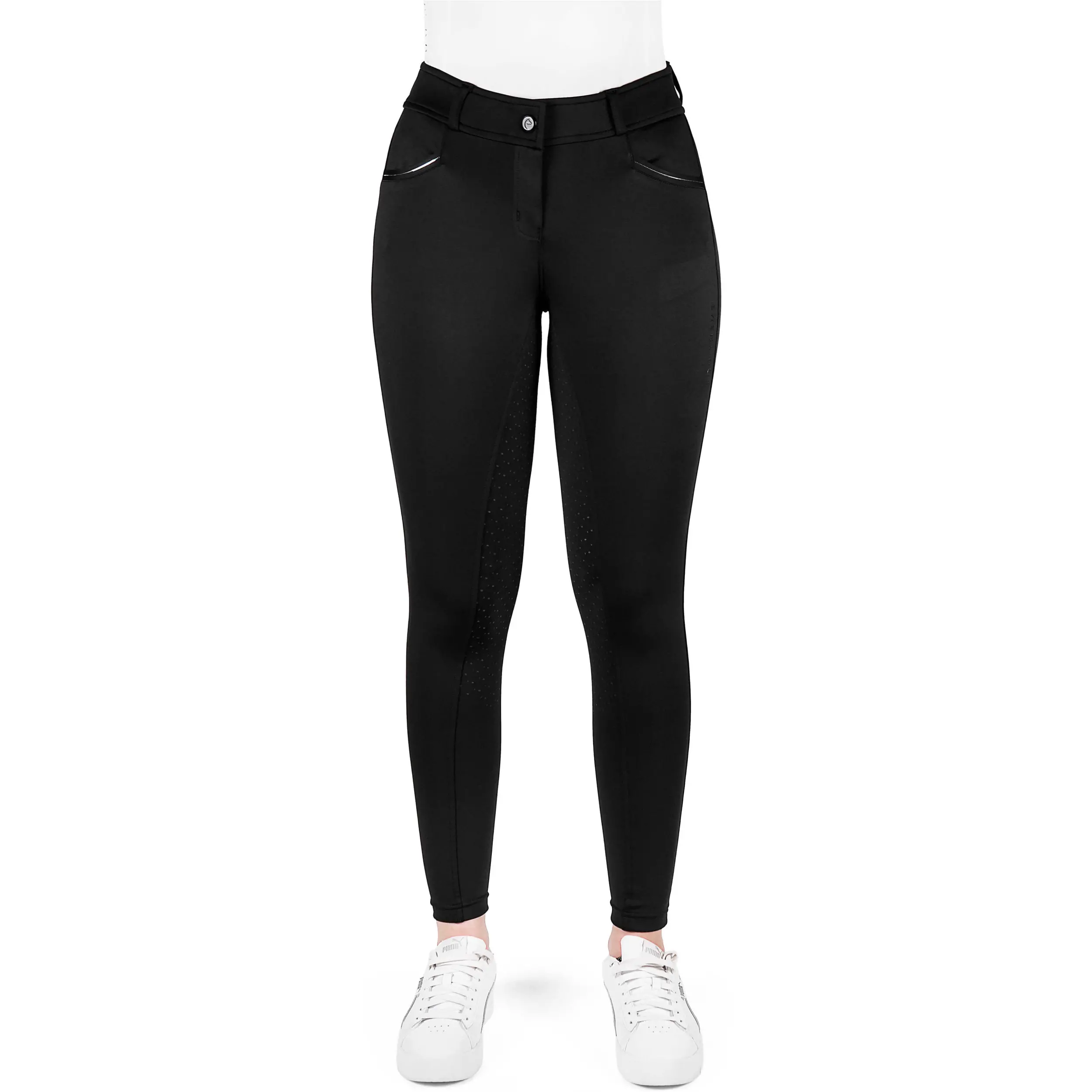 Damen Reithose Silikon Vollbesatz EK-CARLY schwarz
