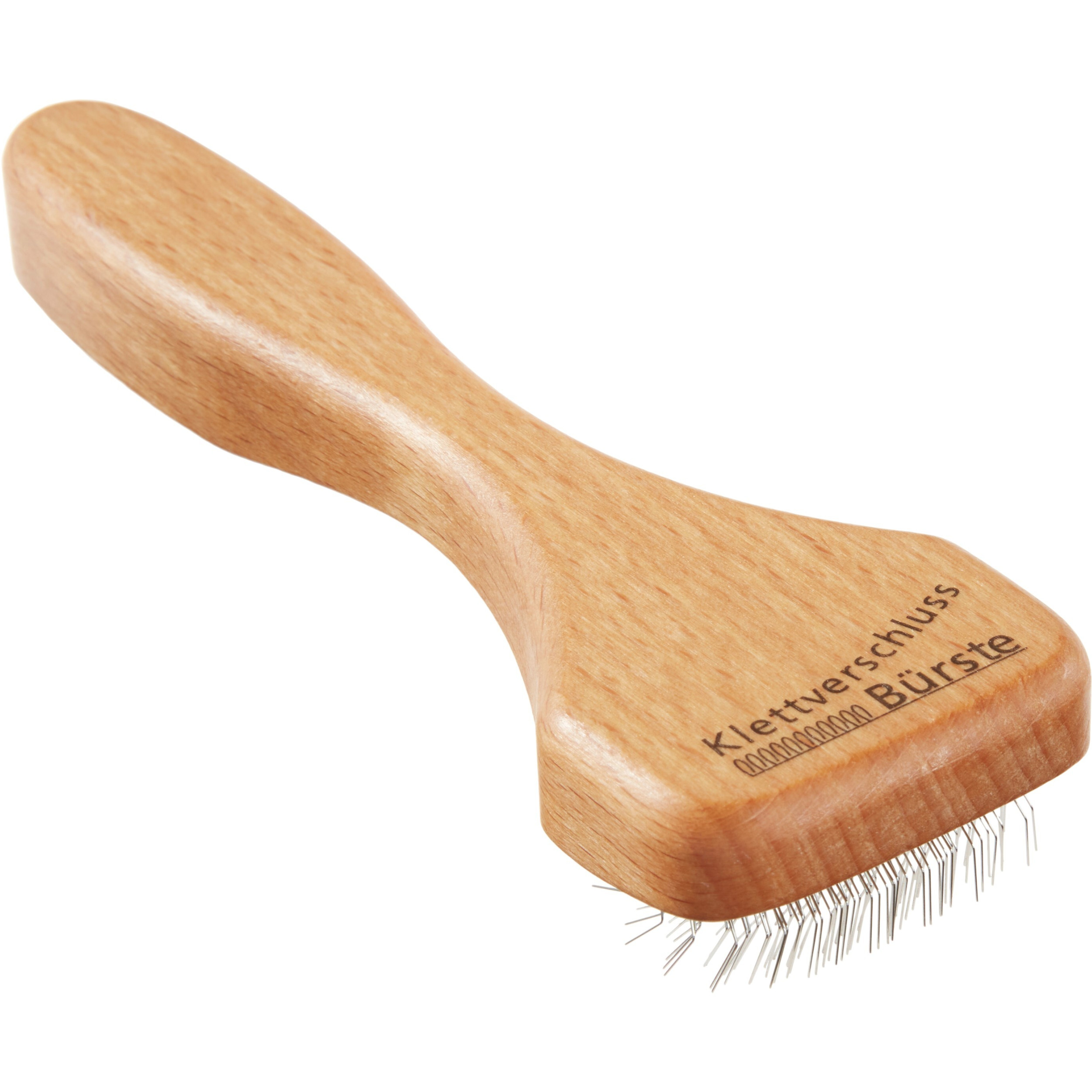 Klettverschlussbürste BENT natur