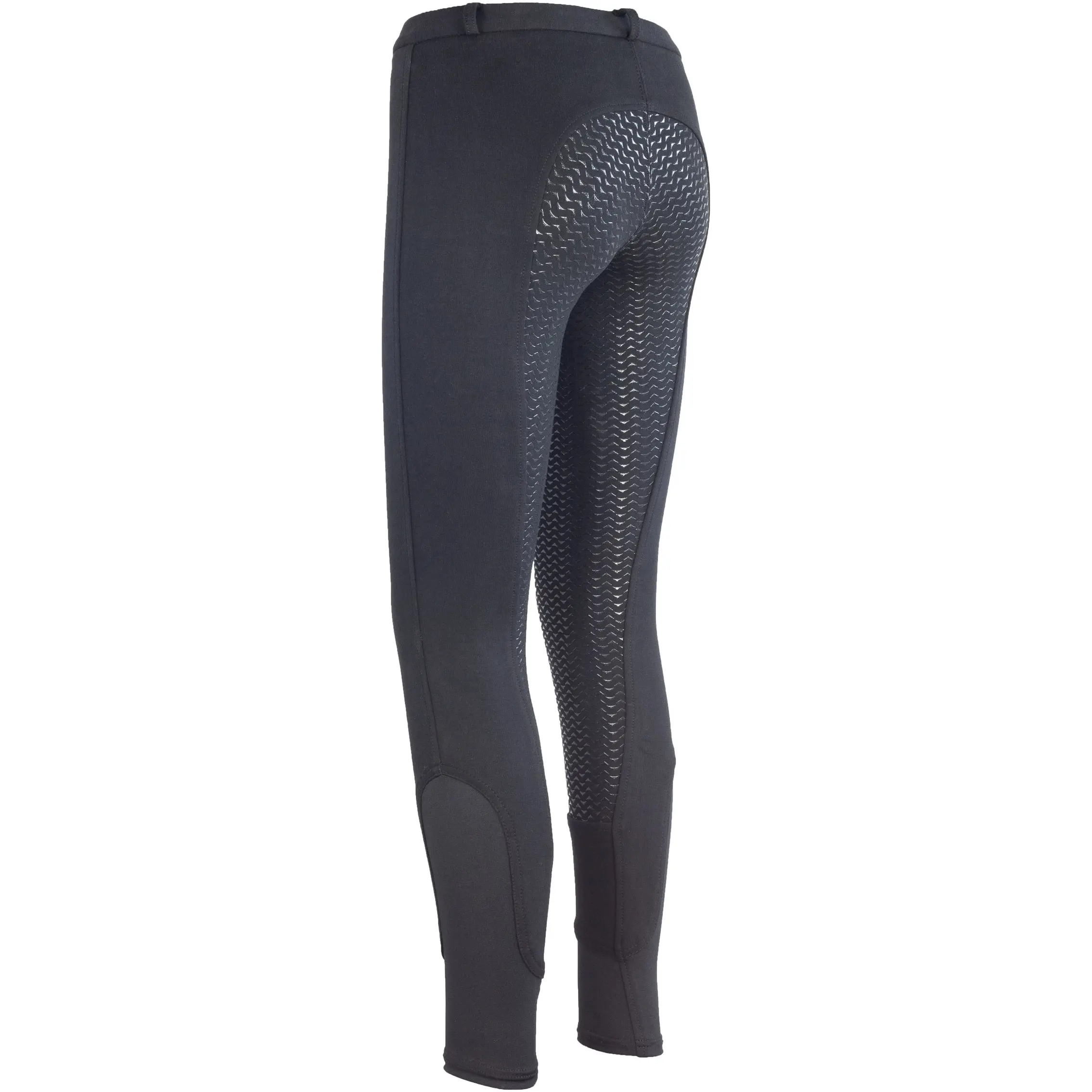 Damen Reithose Silikon Vollbesatz FUN SPORT schwarz