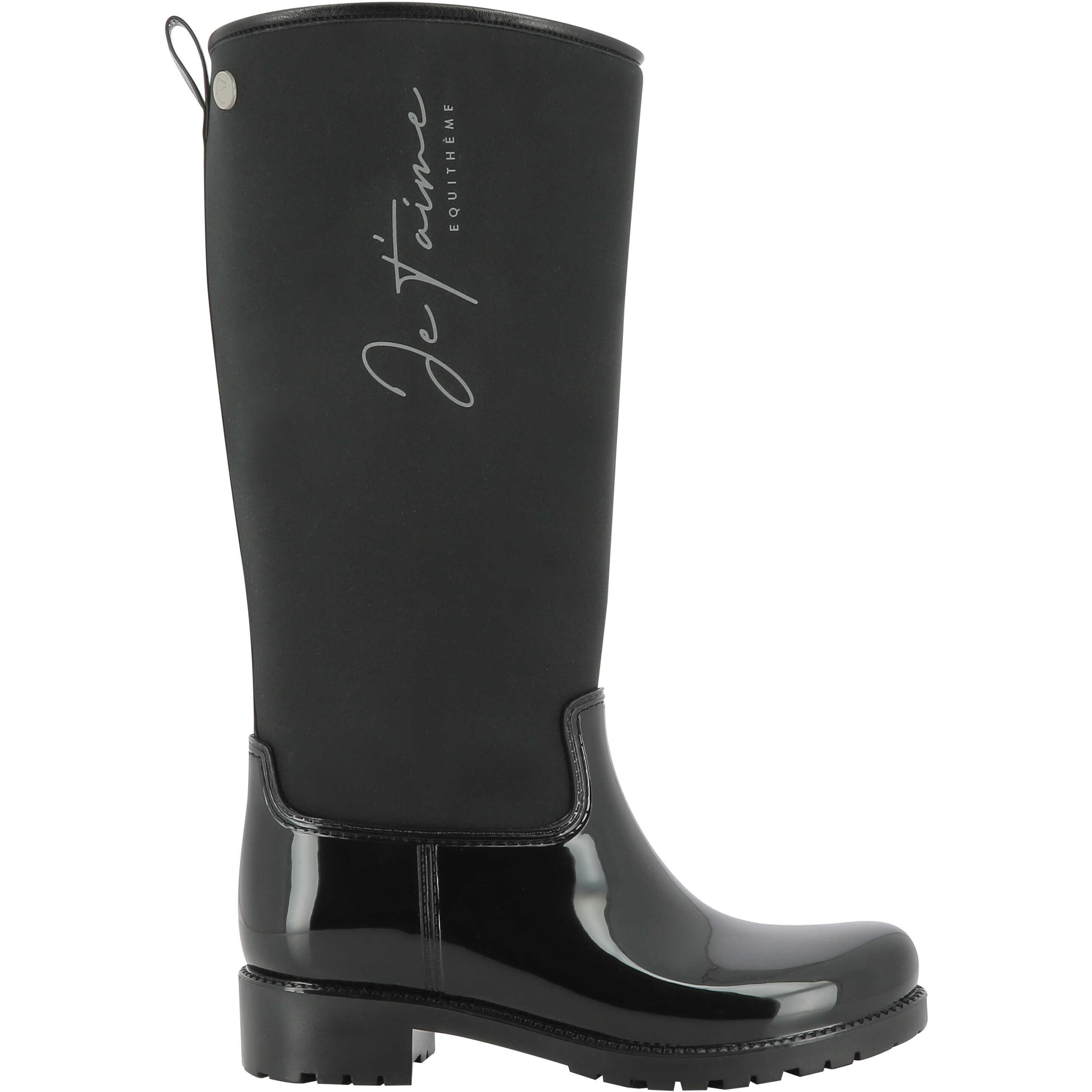 Damen Gummistiefel Je t'aime schwarz Damen Gummistiefel Je t'aime schwarz