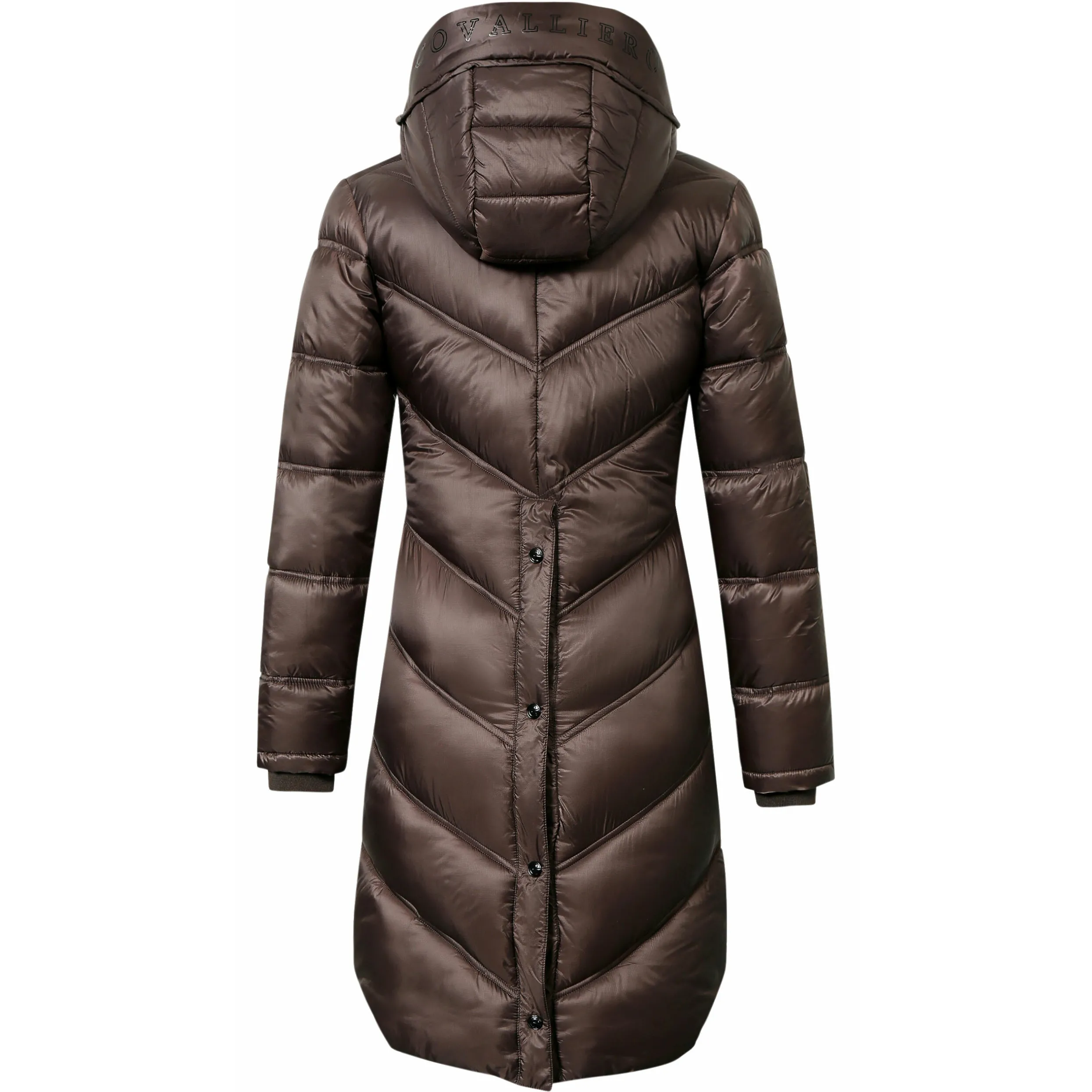 Damen Steppmantel EXCLUSIVE coffee