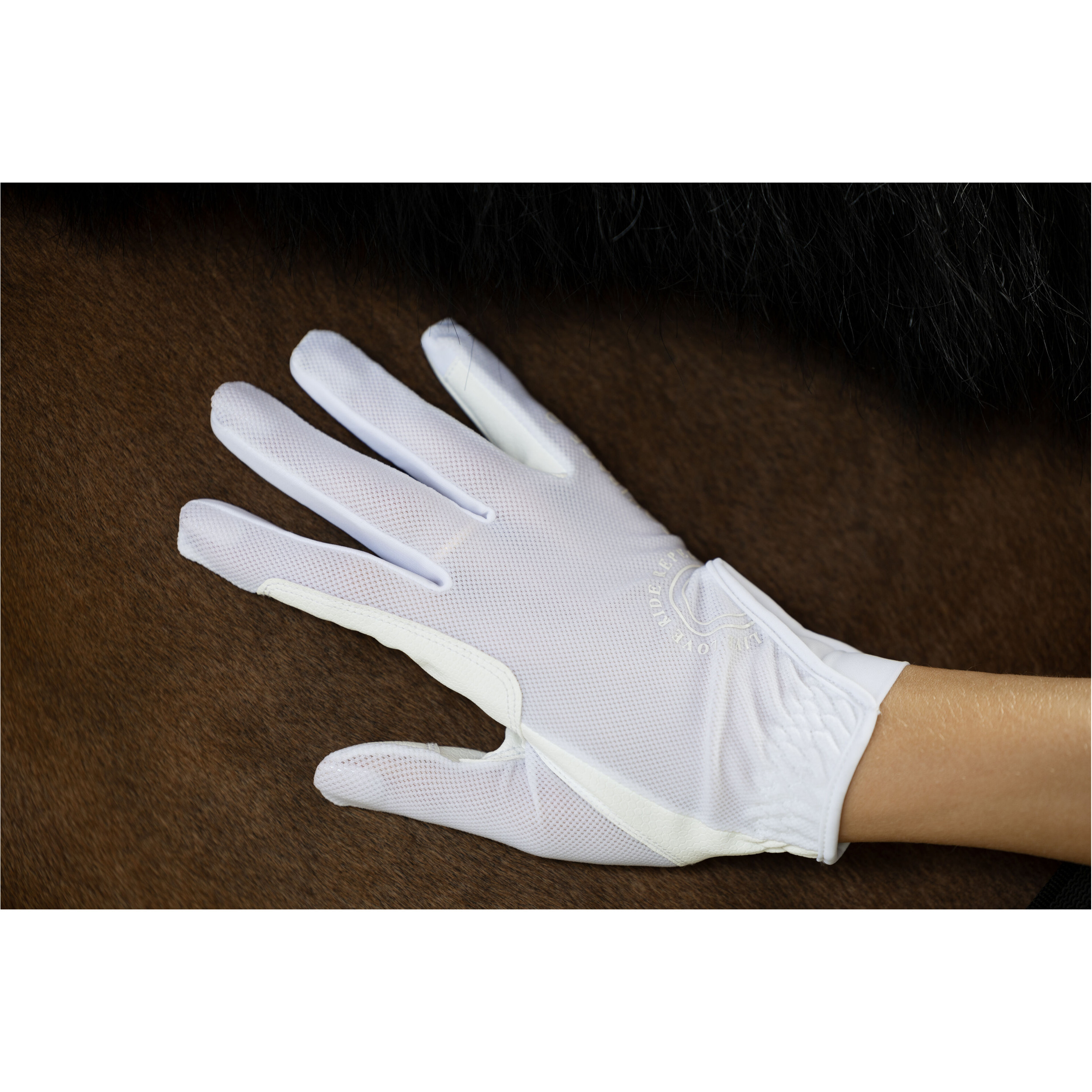 Reithandschuhe TERINA MESH weiß