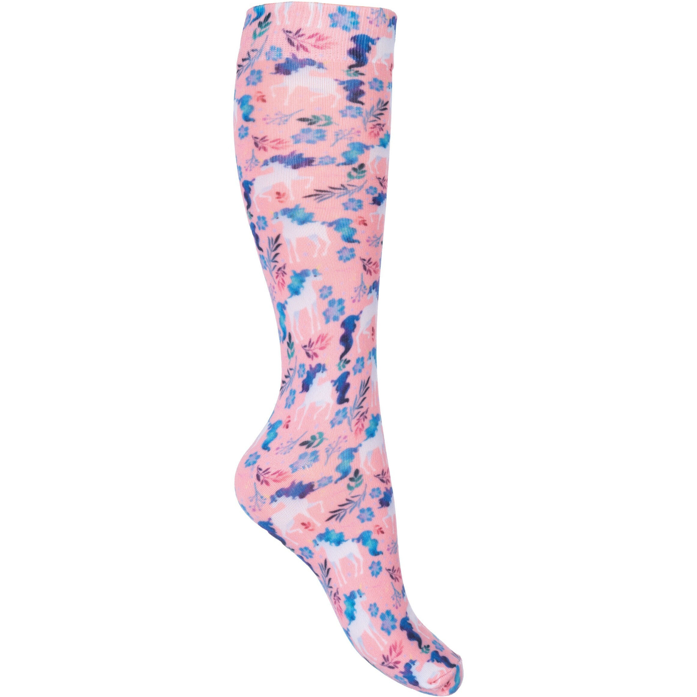 Kinder Reitsocken BERN rosa/dunkelblau