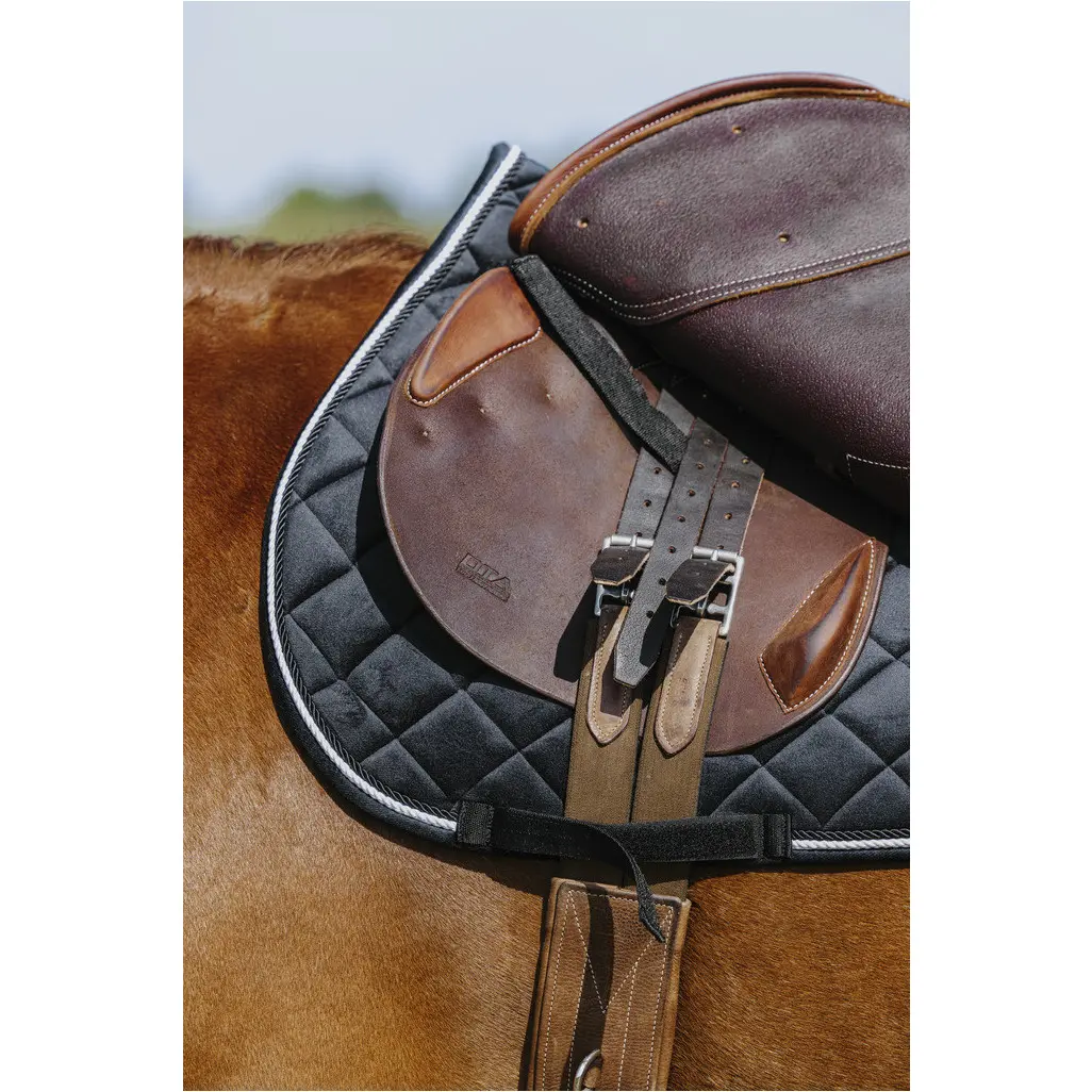 Schabracke VELOURS schwarz Warmblut Vielseitigkeit