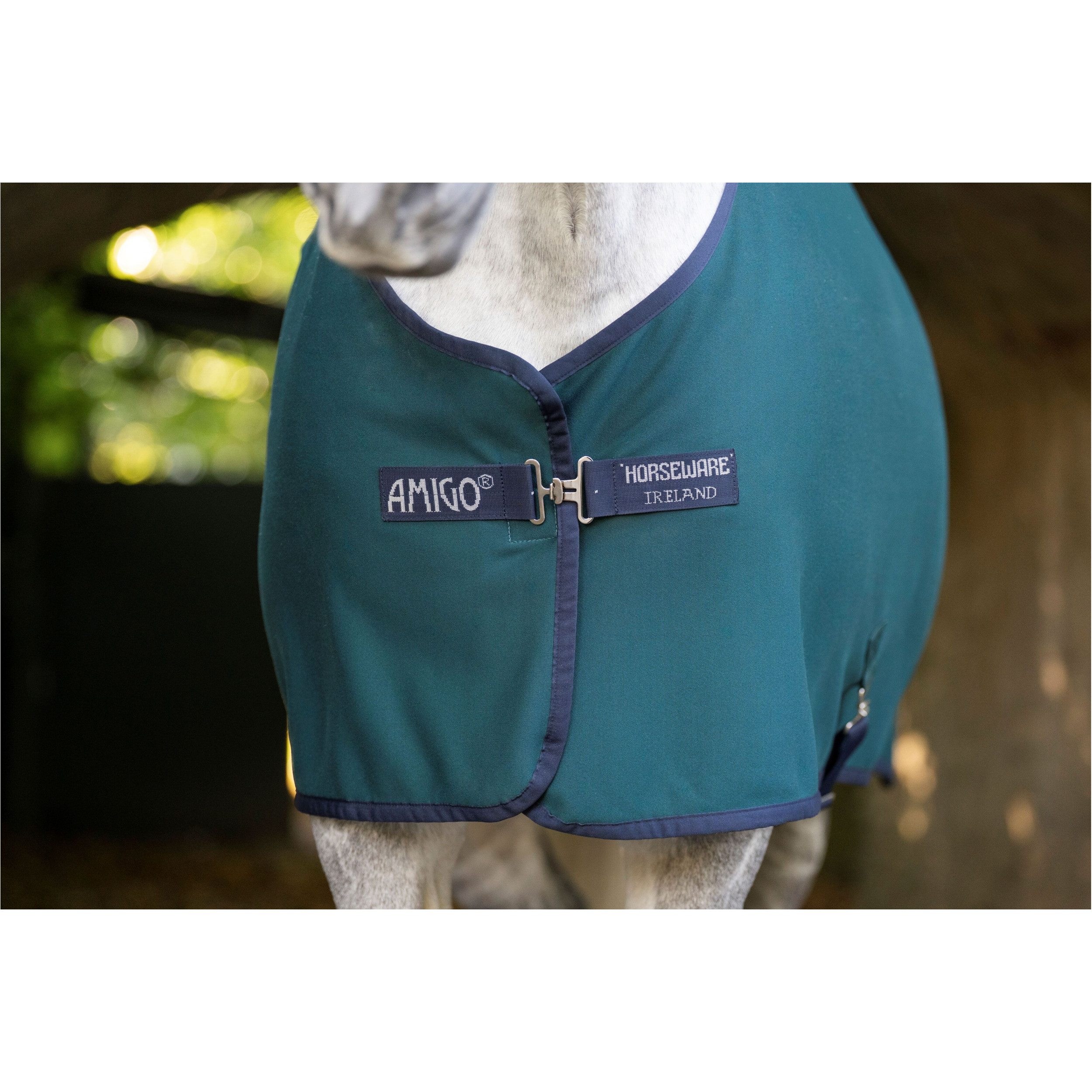 Abschwitzdecke AMIGO Jersey Cooler dynasty green/navy/silver Abschwitzdecke AMIGO Jersey Cooler dynasty green/navy/silver